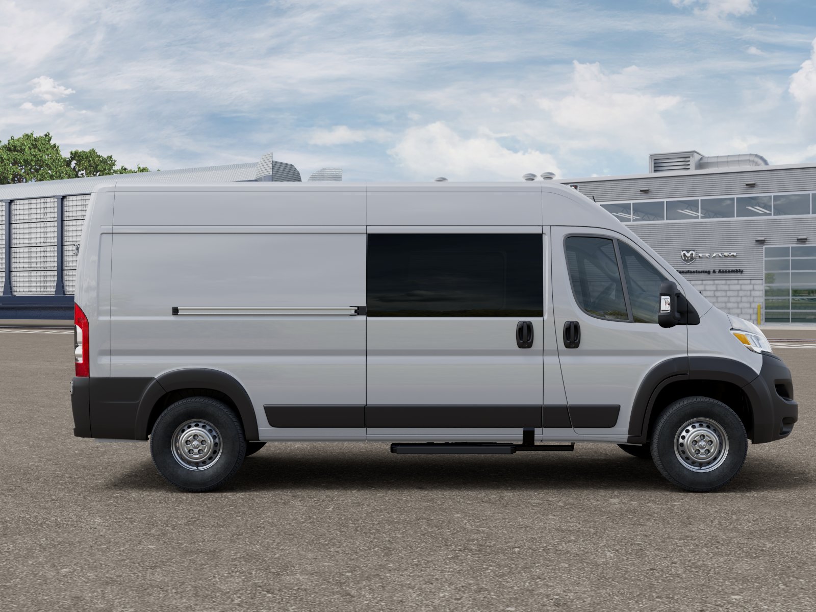 New 2026 Bright White Clear-Coat Exterior Paint RAM Tradesman image 48
