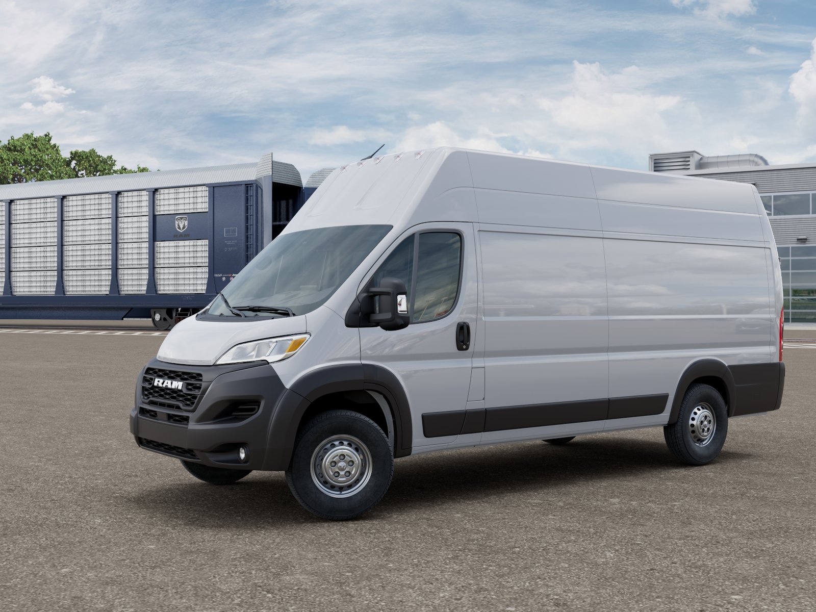 New 2026 Bright White Clear-Coat Exterior Paint RAM Tradesman image 3