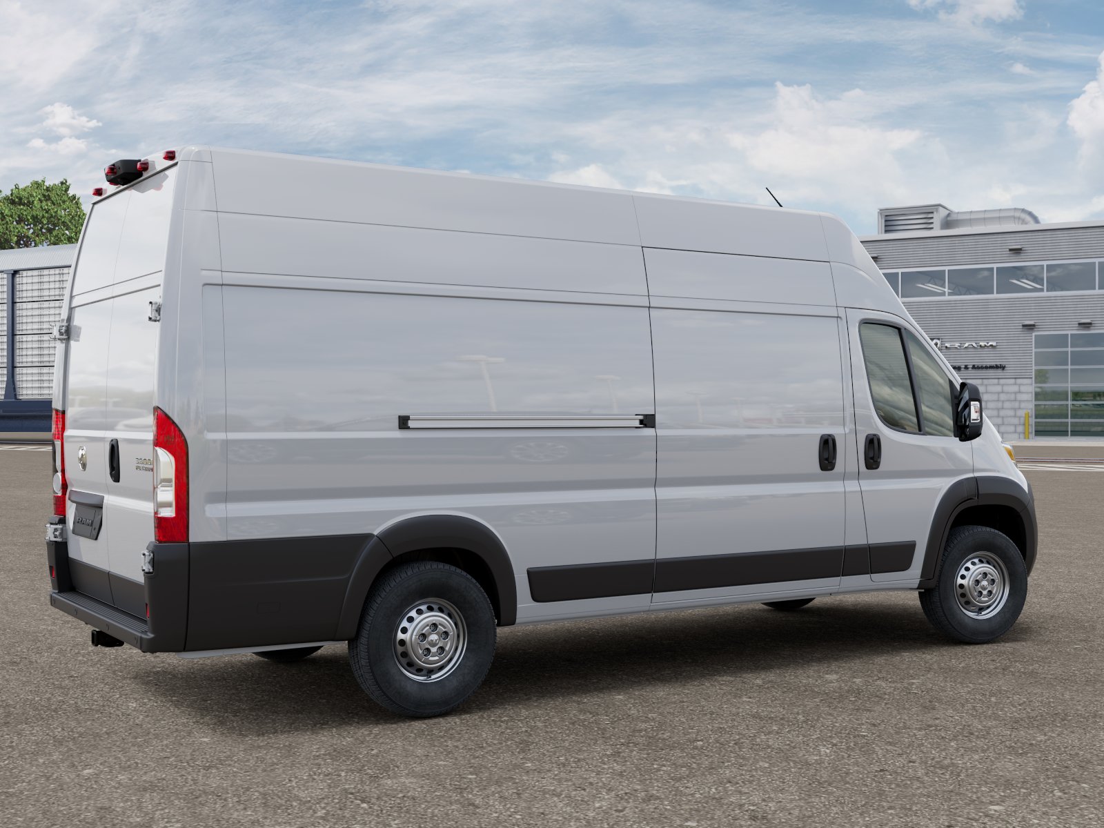 New 2026 Bright White Clear-Coat Exterior Paint RAM Tradesman image 5