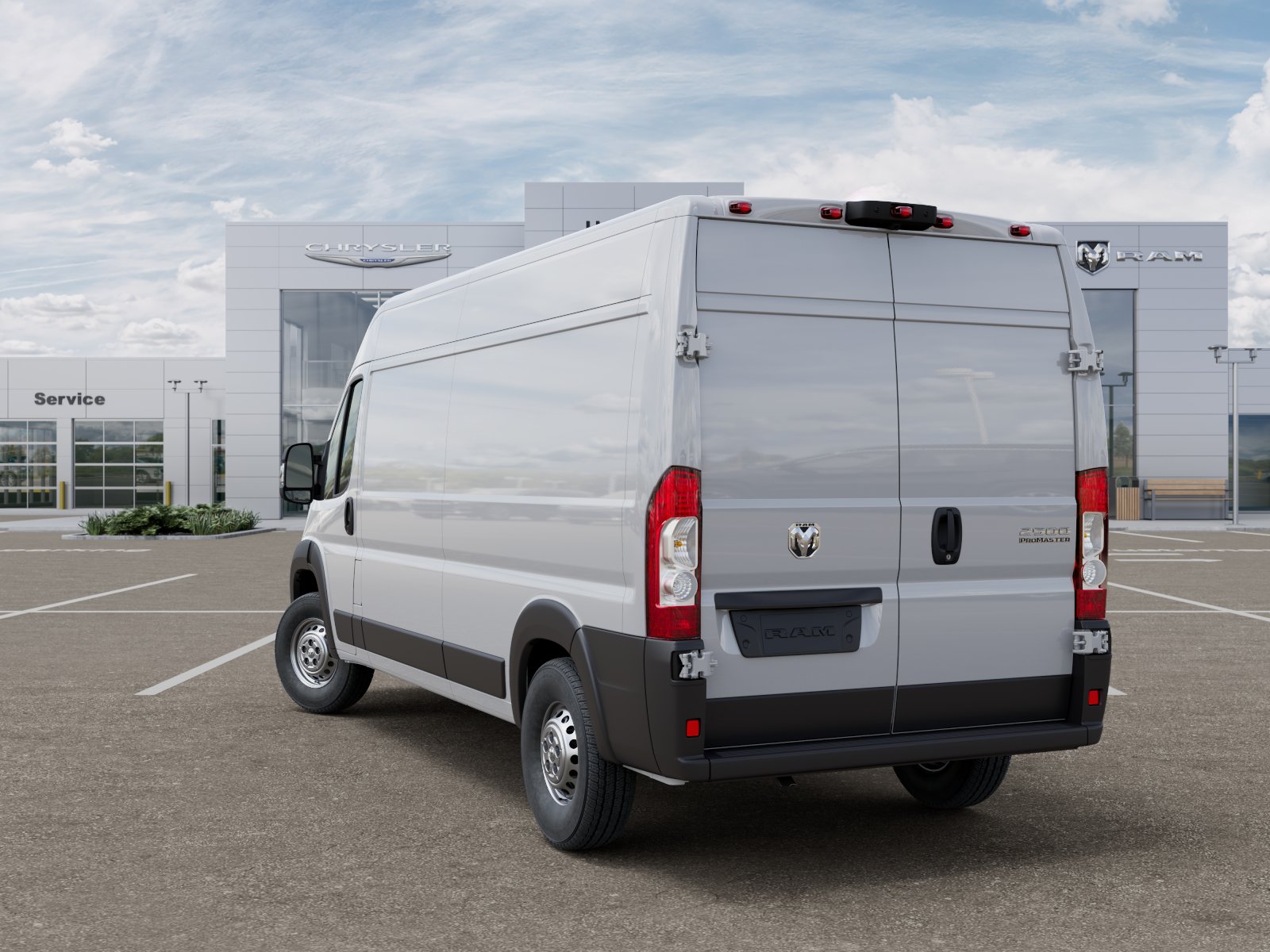 New 2026 Bright White Clear-Coat Exterior Paint RAM Tradesman image 36