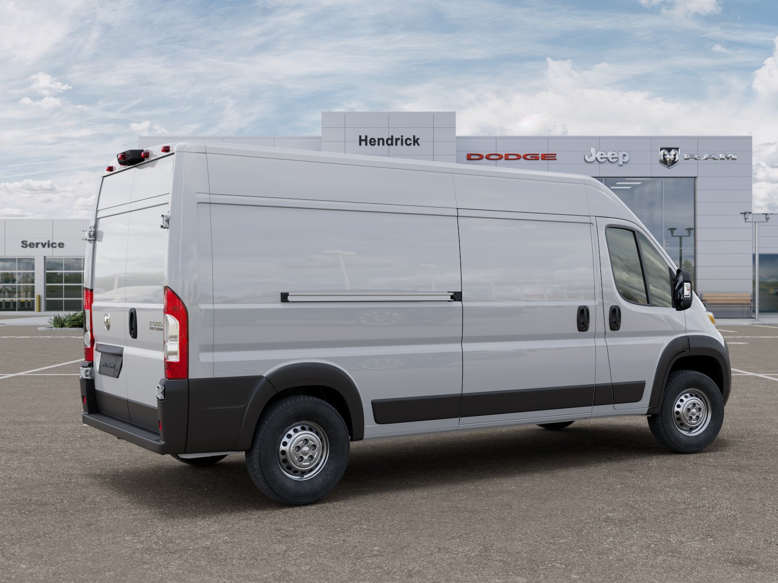 New 2026 Bright White Clear-Coat Exterior Paint RAM Tradesman image 37