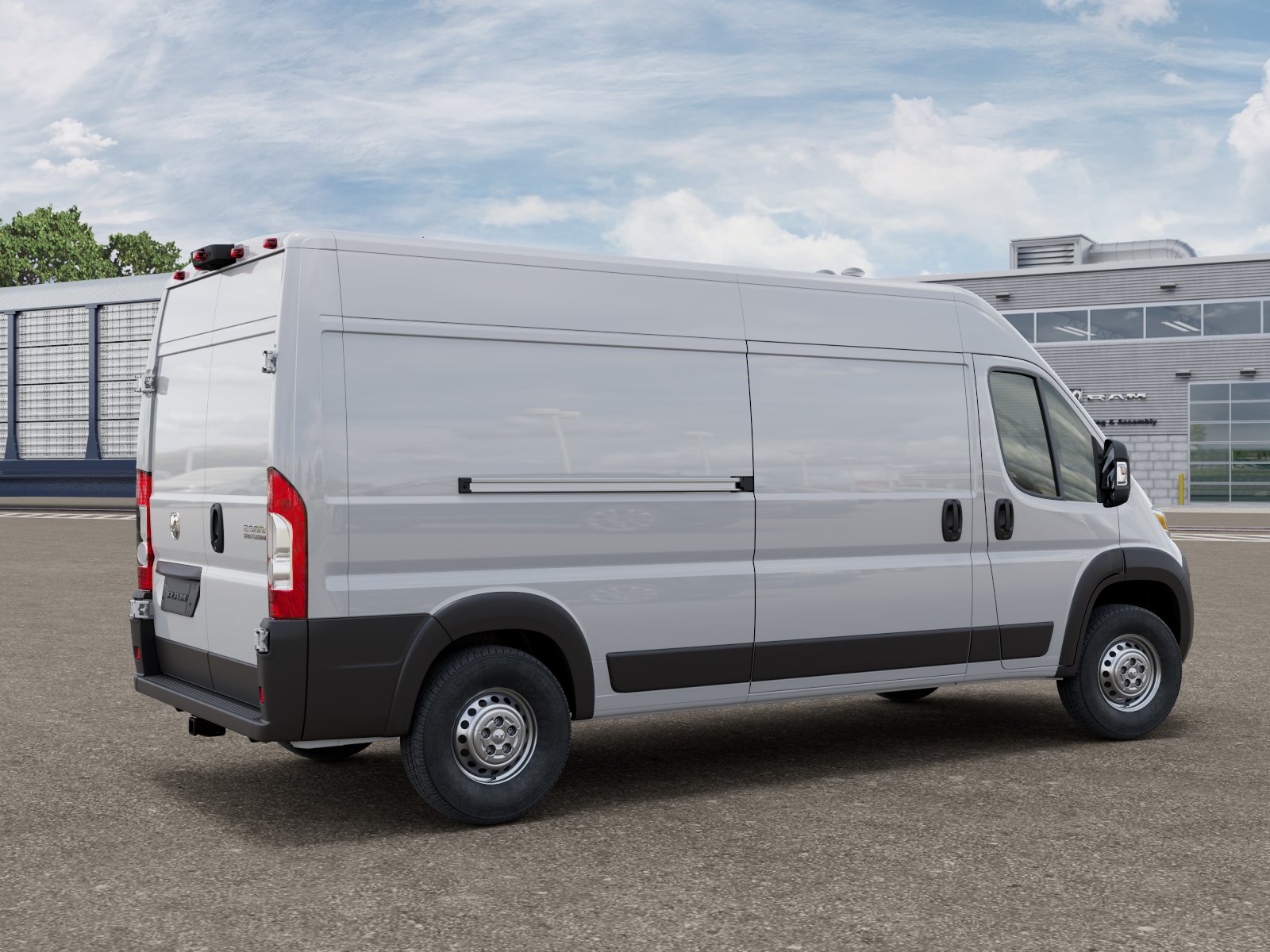 New 2026 Bright White Clear-Coat Exterior Paint RAM Tradesman image 30