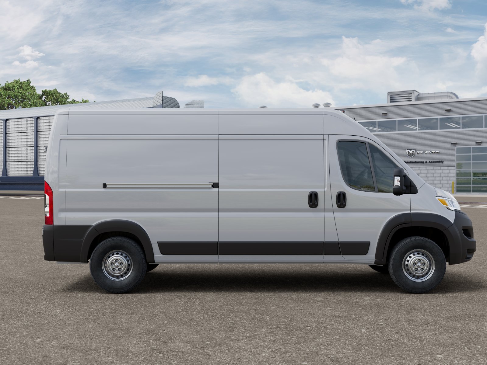 New 2026 Bright White Clear-Coat Exterior Paint RAM Tradesman image 47