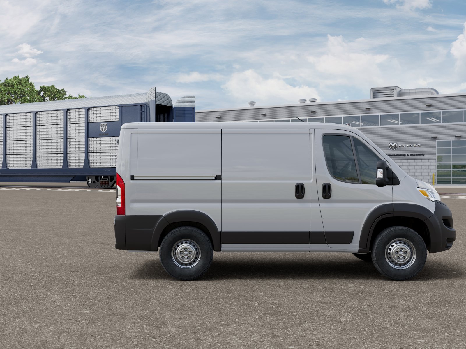 New 2026 Bright White Clear-Coat Exterior Paint RAM Tradesman image 21