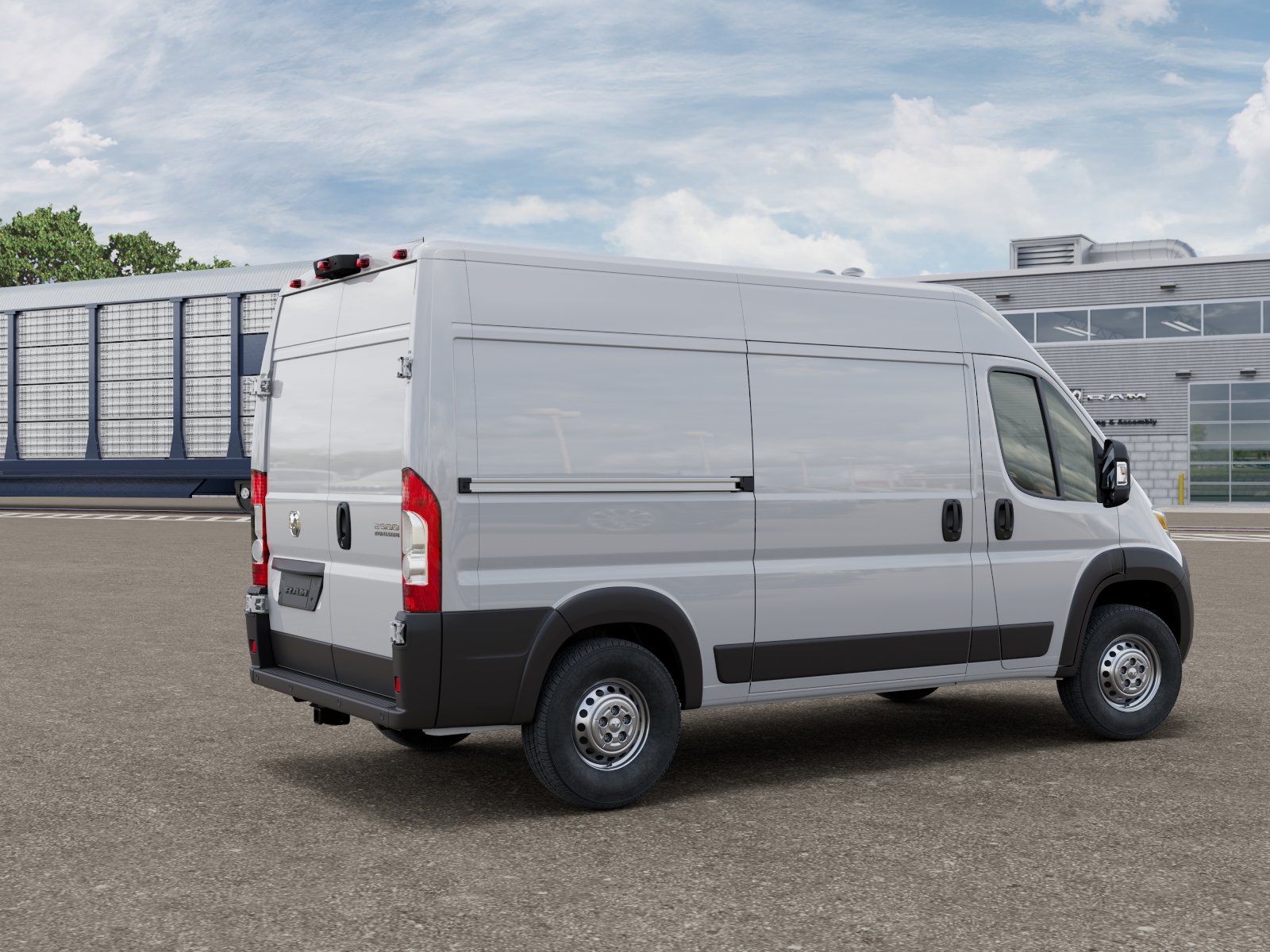 New 2026 Bright White Clear-Coat Exterior Paint RAM Tradesman image 5
