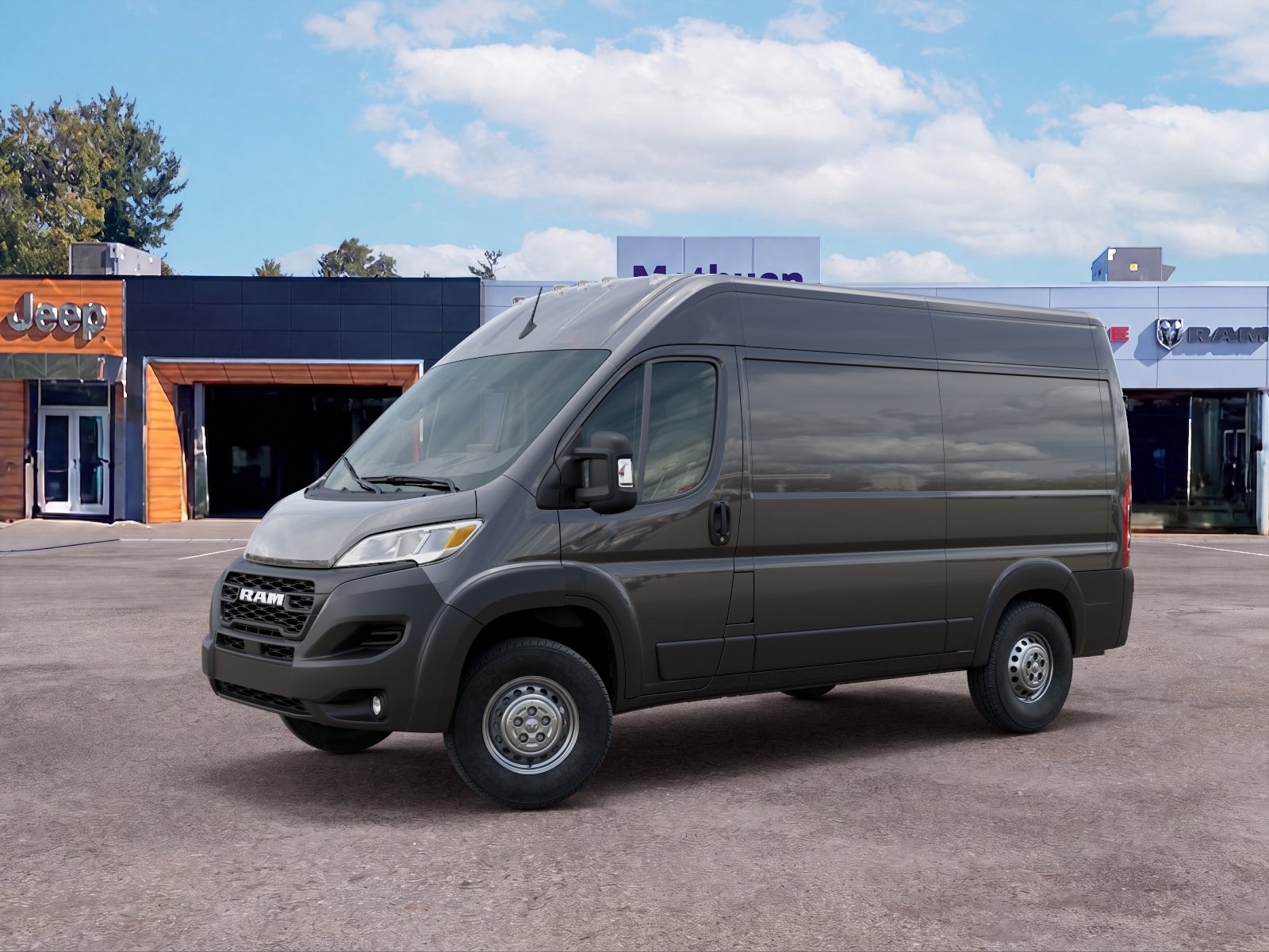 New 2026 Granite Crystal Metallic Clear-Coat Exterior Paint RAM Tradesman image 17