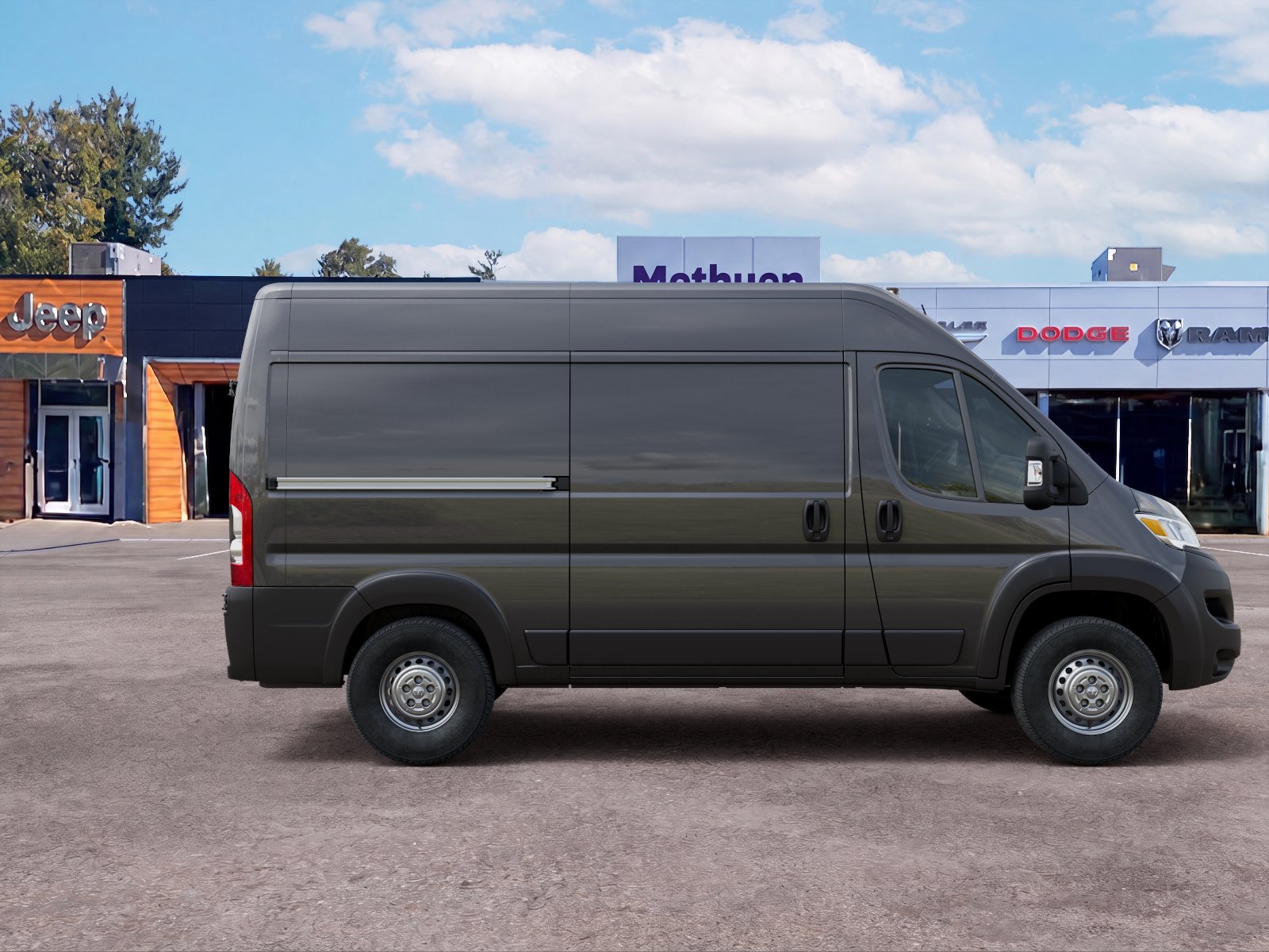New 2026 Granite Crystal Metallic Clear-Coat Exterior Paint RAM Tradesman image 36