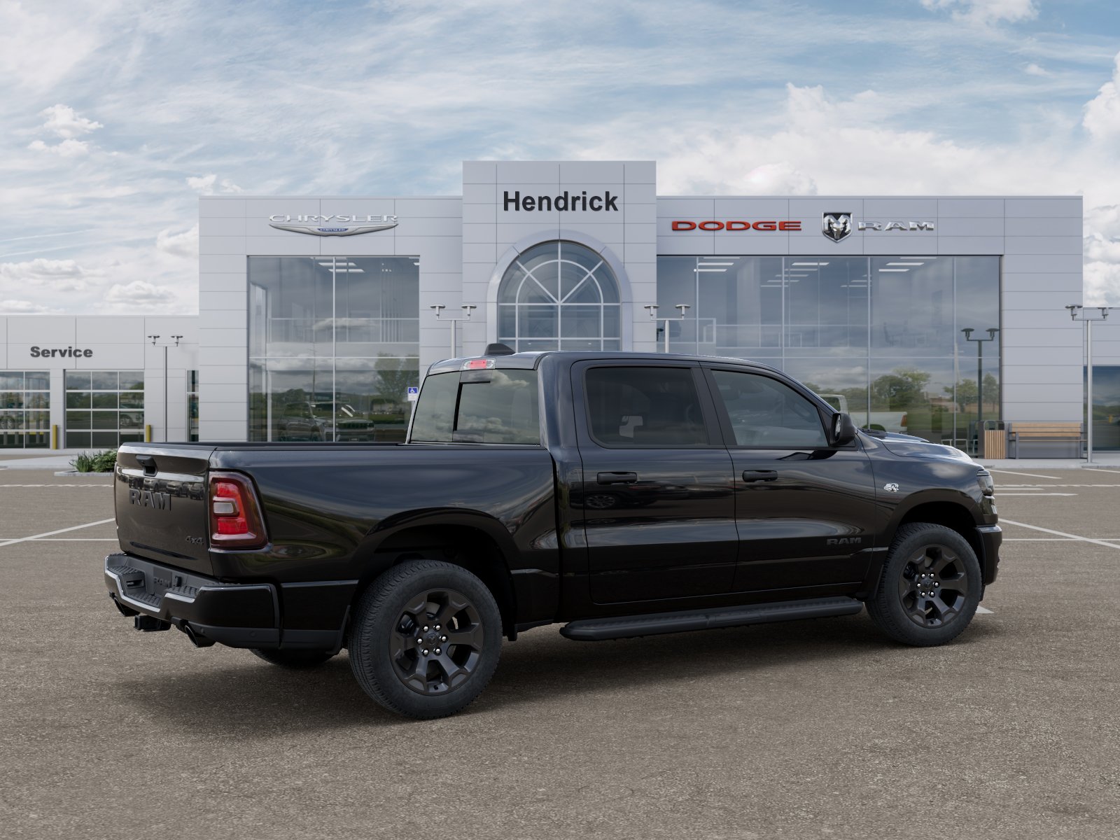 New 2026 Diamond Black Crystal Pearl-Coat Exterior Paint RAM Express image 4
