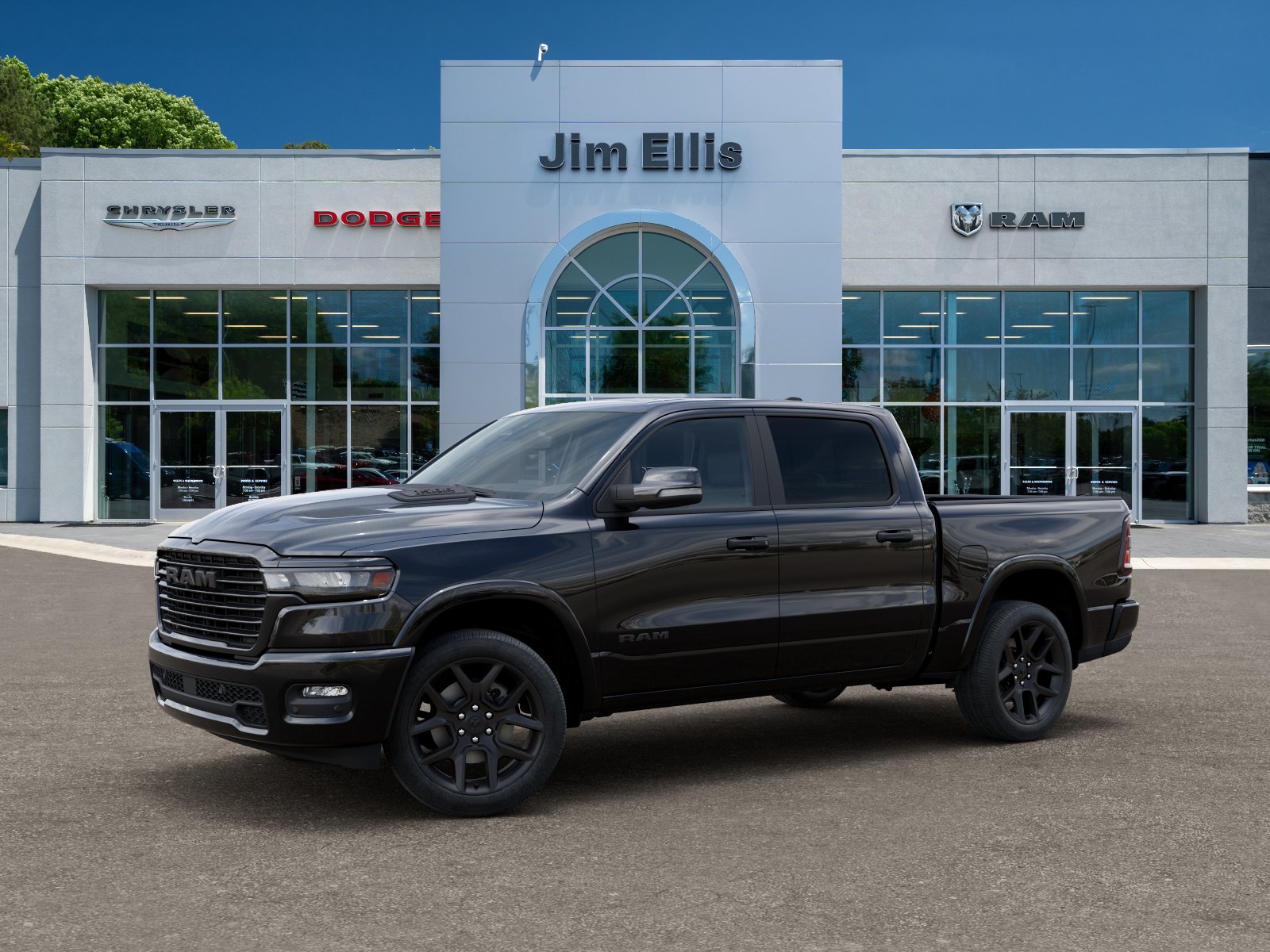 New 2026 Diamond Black Crystal Pearl-Coat Exterior Paint RAM Laramie image 28