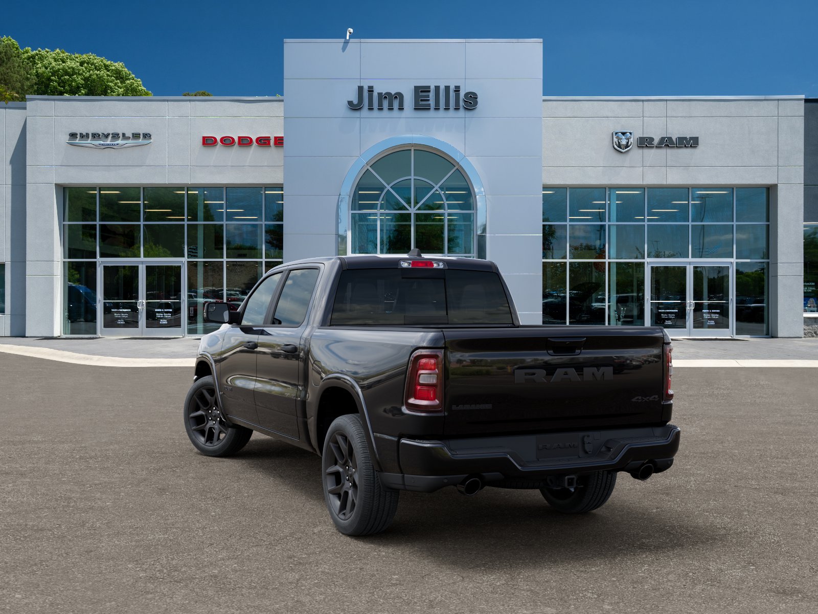 New 2026 Diamond Black Crystal Pearl-Coat Exterior Paint RAM Laramie image 29