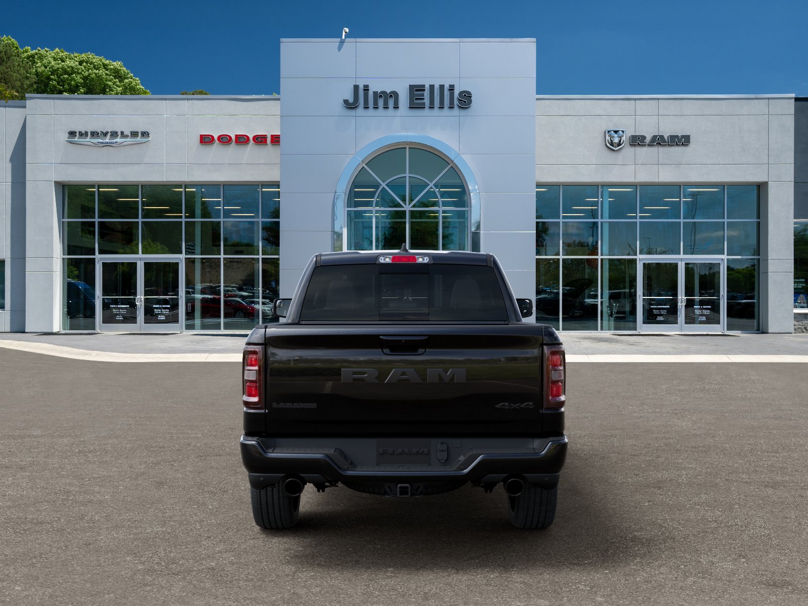 New 2026 Diamond Black Crystal Pearl-Coat Exterior Paint RAM Laramie image 33