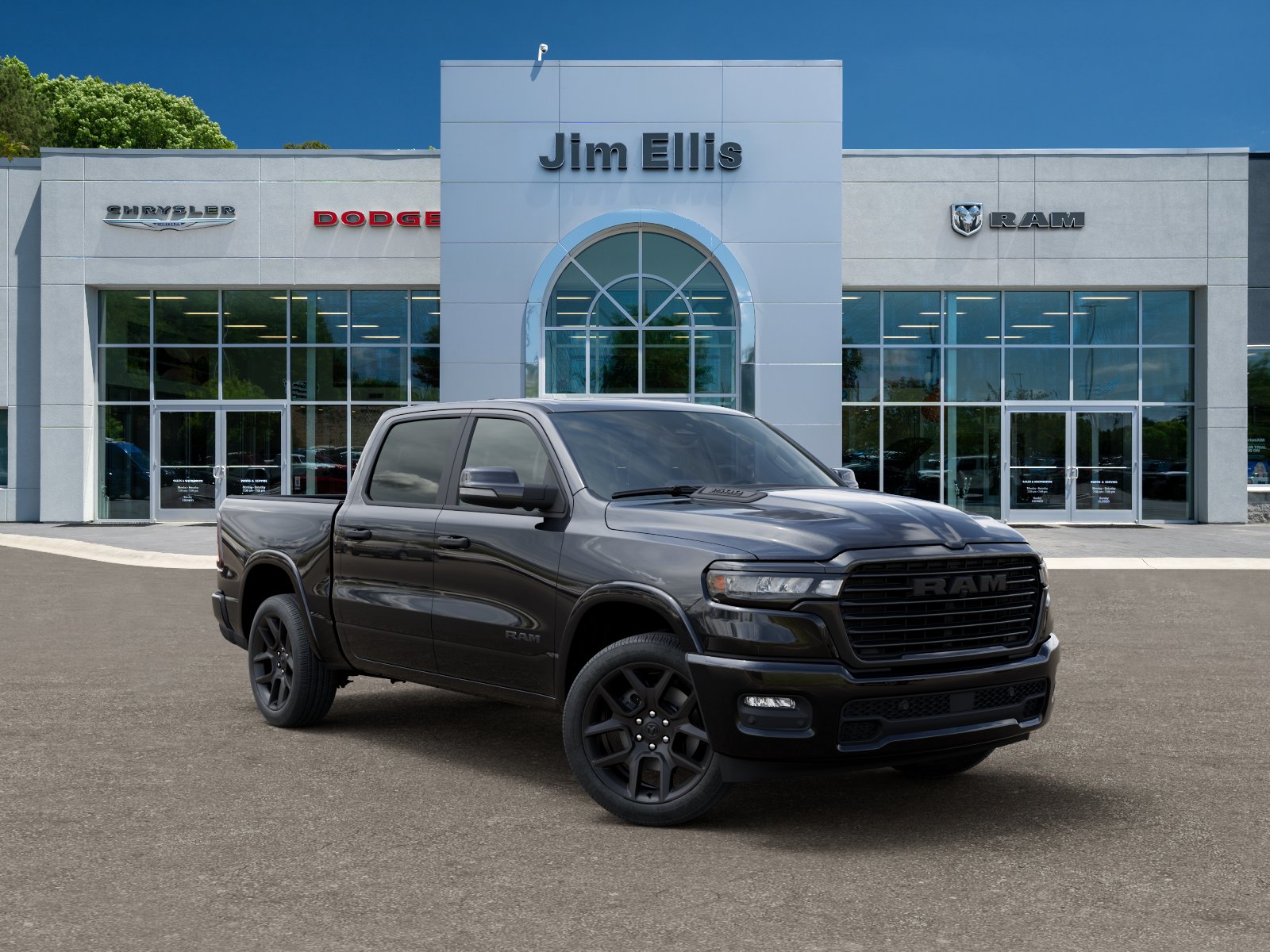 New 2026 Diamond Black Crystal Pearl-Coat Exterior Paint RAM Laramie image 31