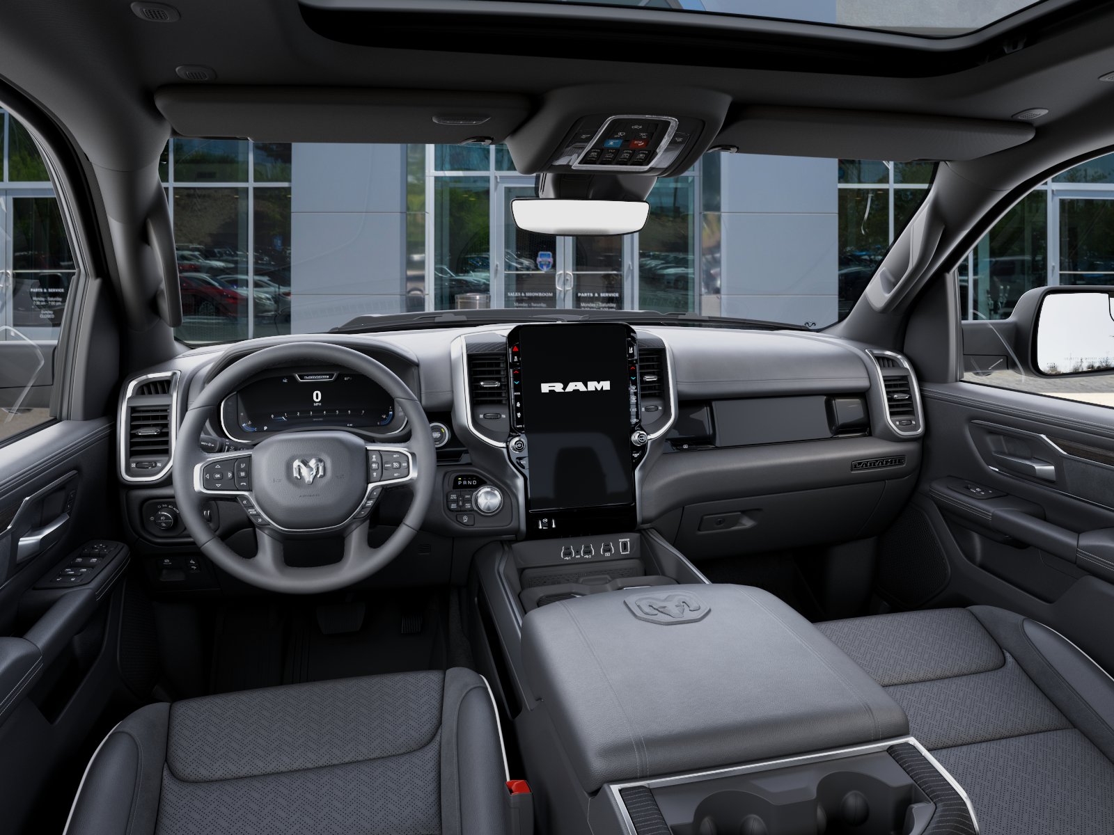 New 2026 Diamond Black Crystal Pearl-Coat Exterior Paint RAM Laramie image 40