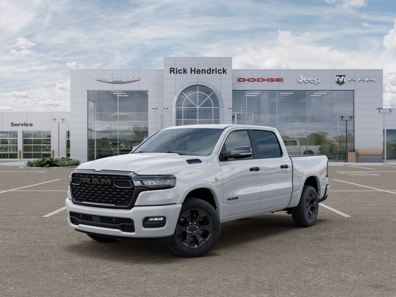 New 2026 Bright White Clear-Coat Exterior Paint RAM Big Horn image 36