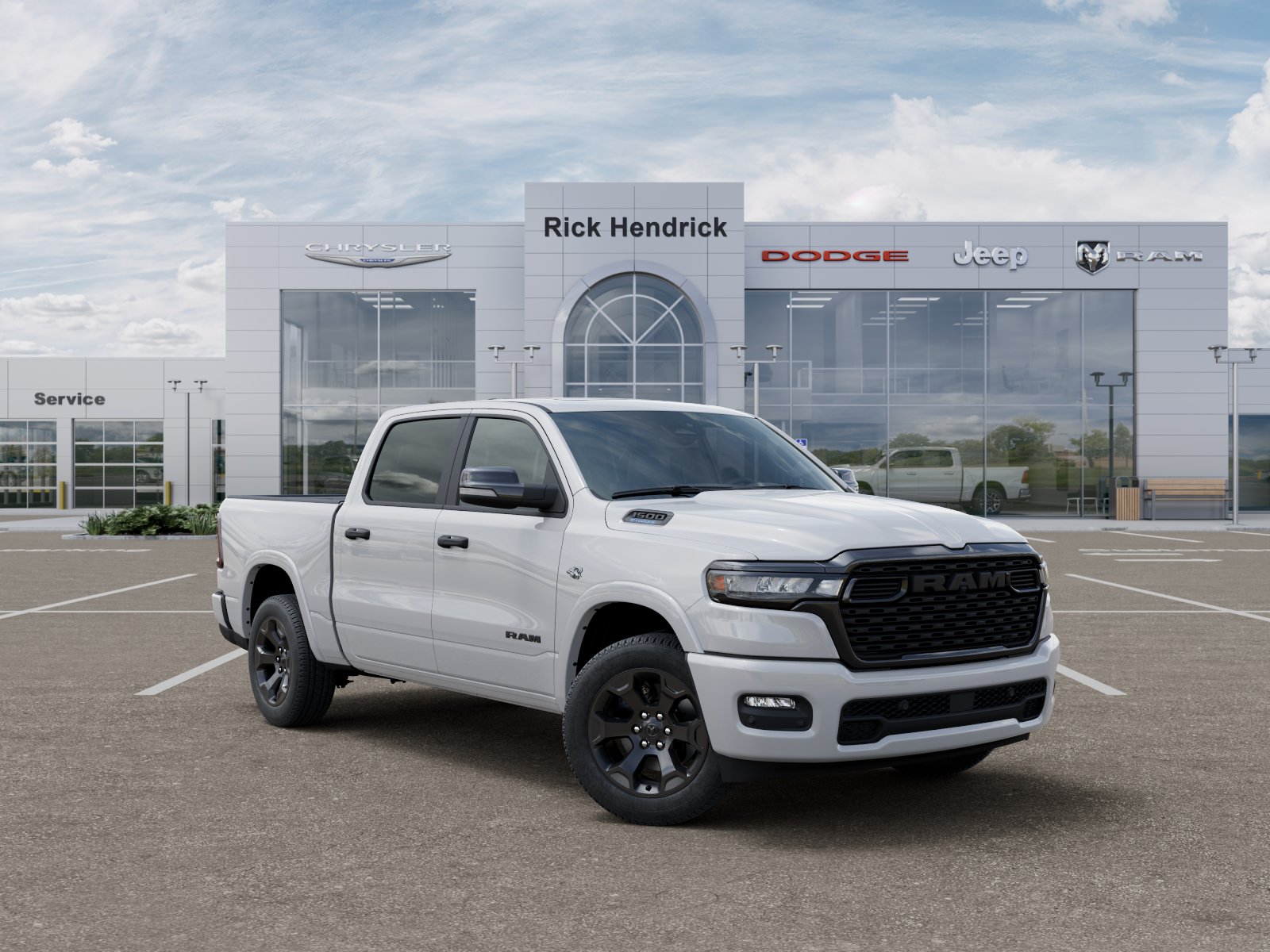 New 2026 Bright White Clear-Coat Exterior Paint RAM Big Horn image 35