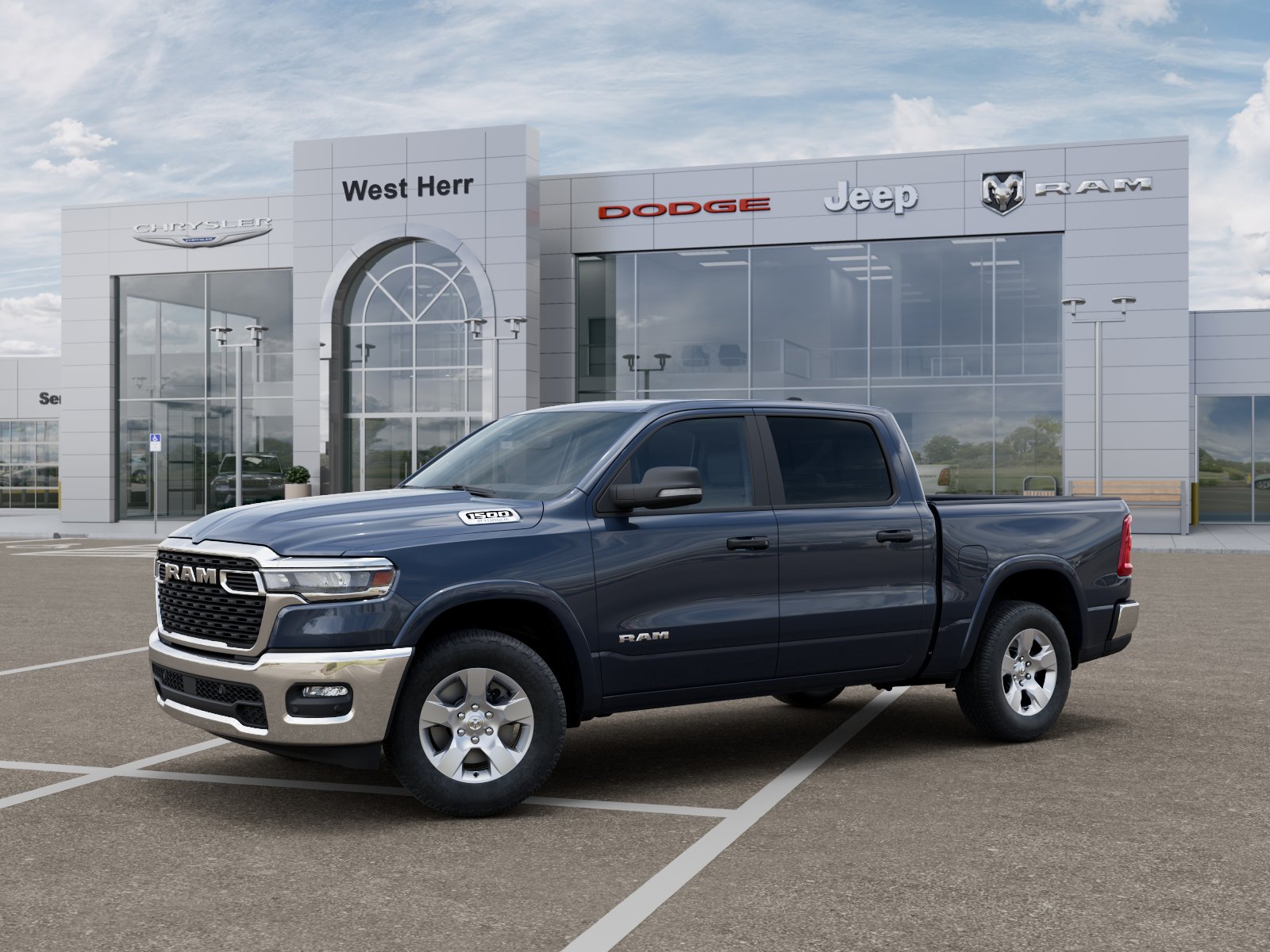 New 2026 Forged Blue Metallic Exterior Paint RAM RAM 1500 BIG HORN CREW CAB 4X4 image 28