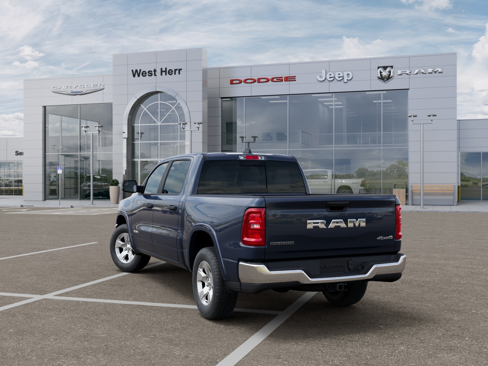 New 2026 Forged Blue Metallic Exterior Paint RAM RAM 1500 BIG HORN CREW CAB 4X4 image 29
