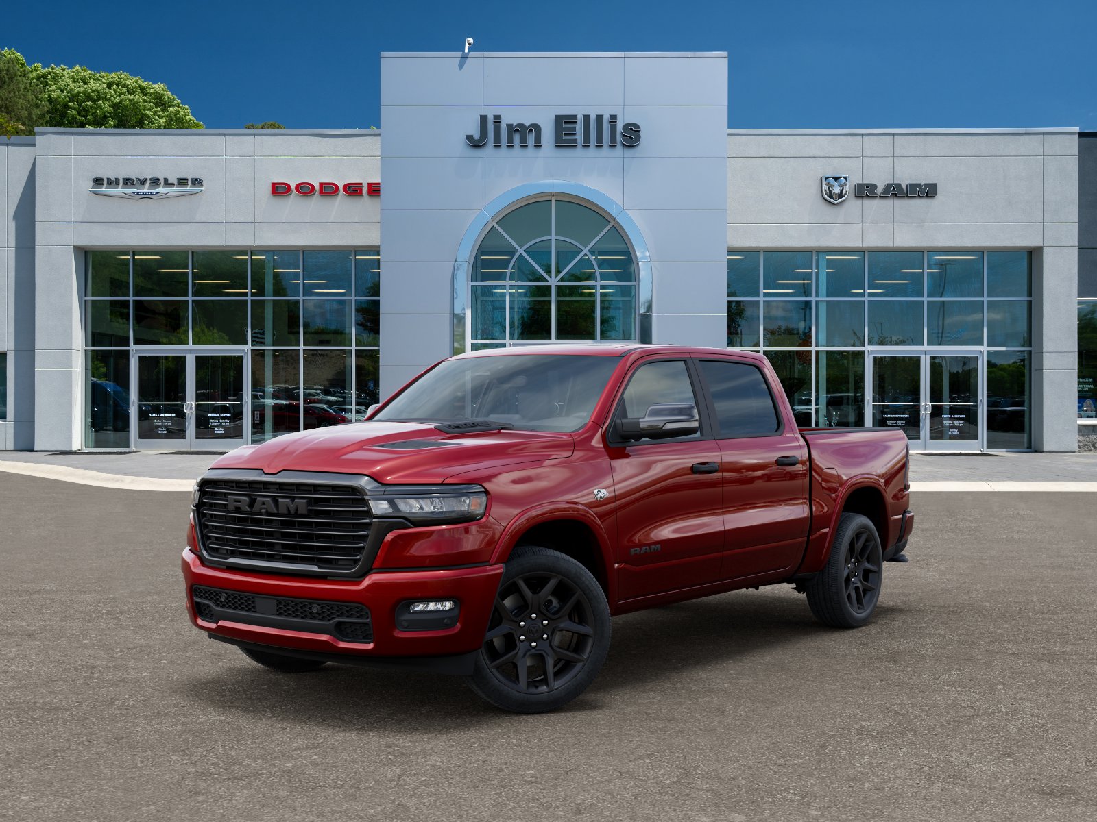 New 2026 Molten Red Pearl-Coat Exterior Paint RAM Laramie image 27