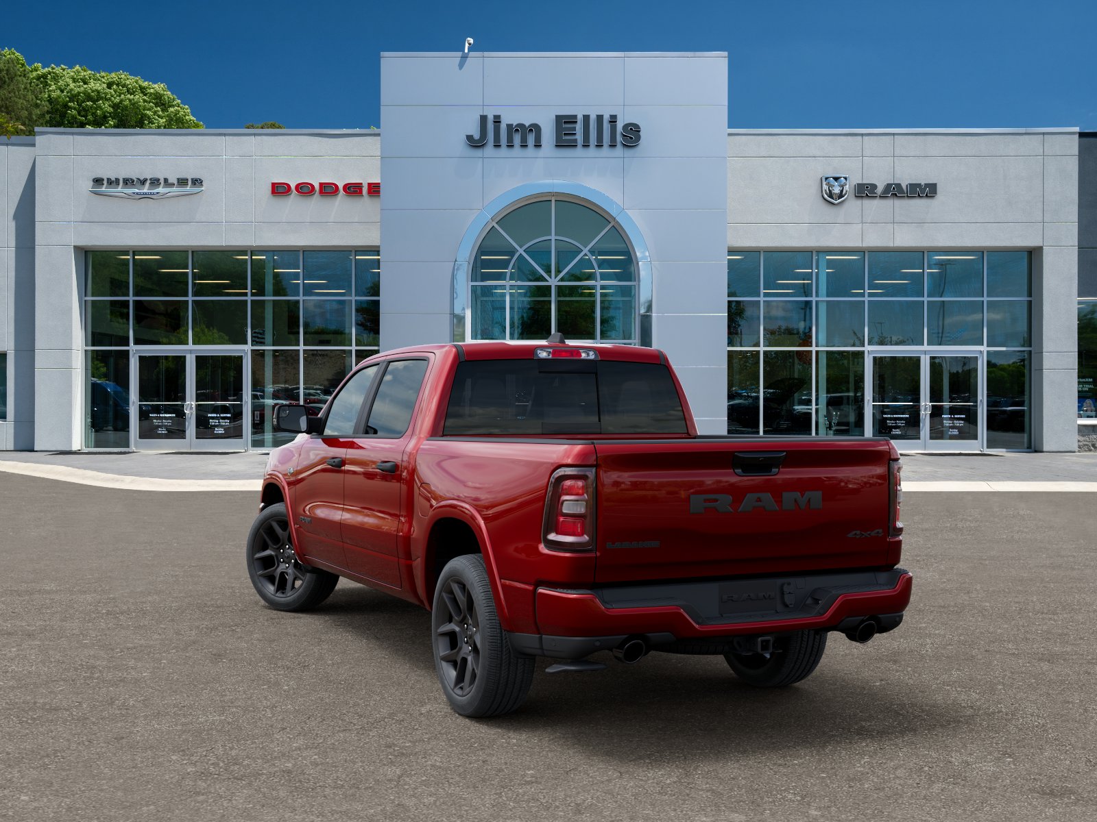 New 2026 Molten Red Pearl-Coat Exterior Paint RAM Laramie image 29