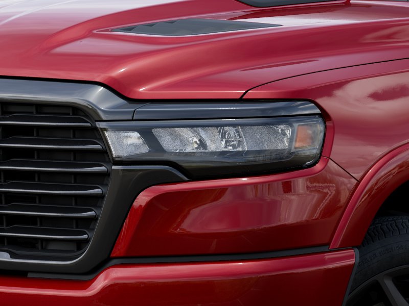 New 2026 Molten Red Pearl-Coat Exterior Paint RAM Laramie image 36