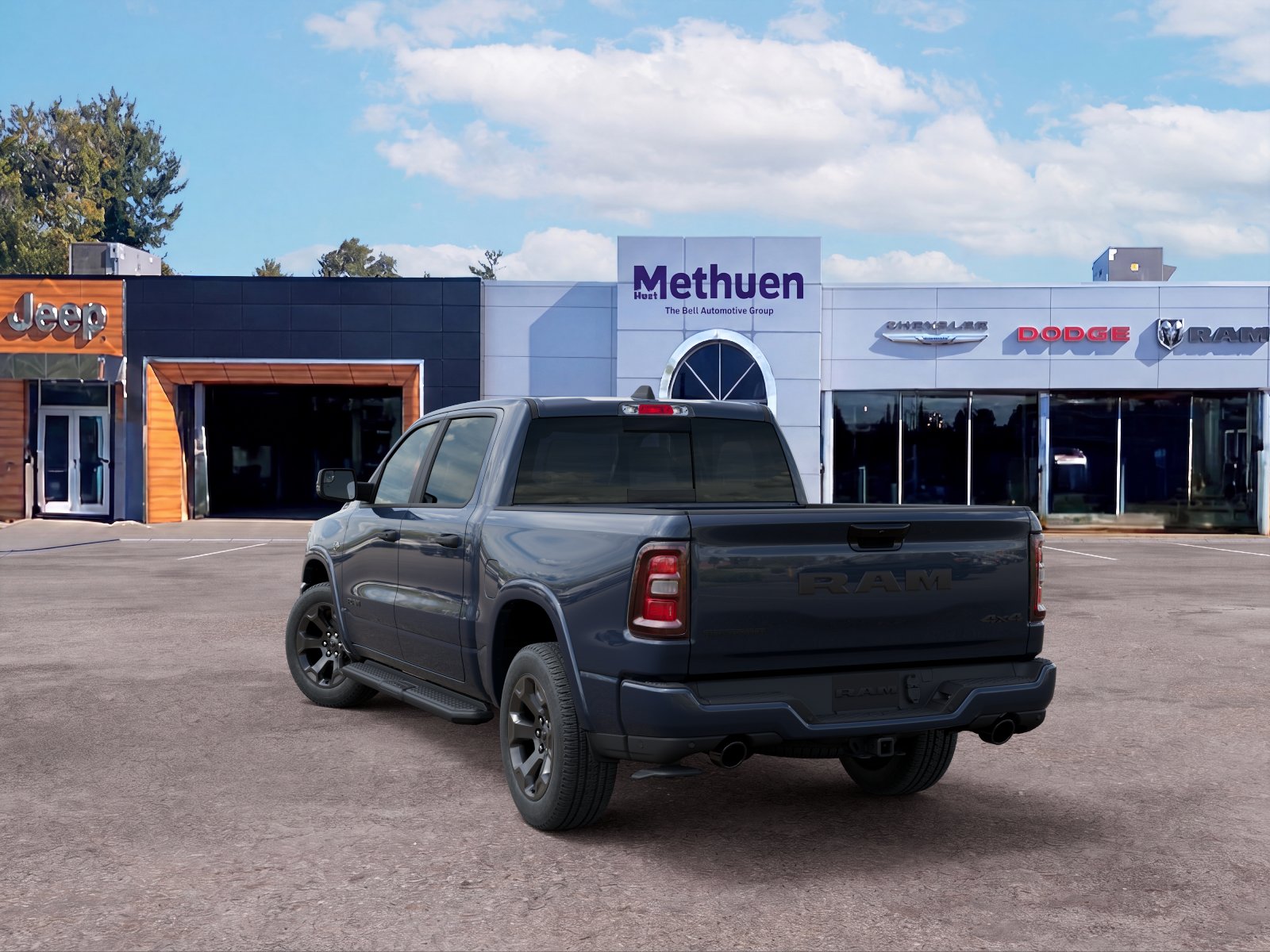 New 2026 Forged Blue Metallic Exterior Paint RAM Big Horn image 29