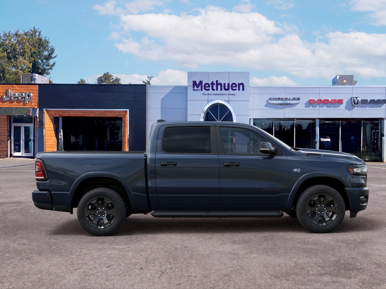 New 2026 Forged Blue Metallic Exterior Paint RAM Big Horn image 47