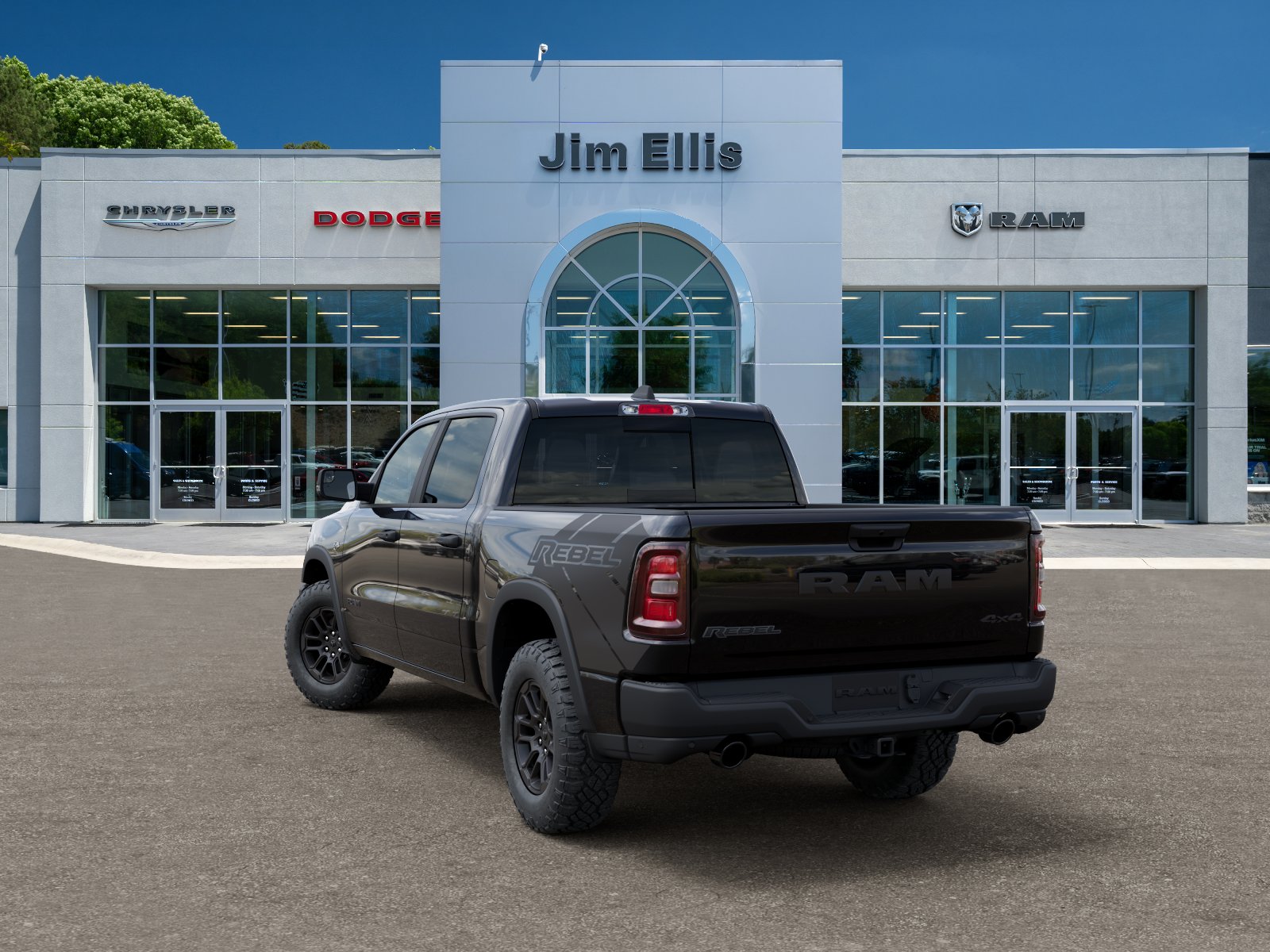 New 2026 Diamond Black Crystal Pearl-Coat Exterior Paint RAM Rebel image 29