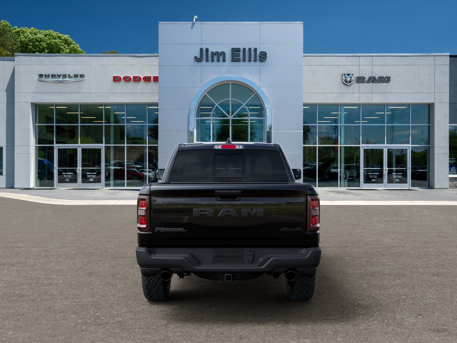 New 2026 Diamond Black Crystal Pearl-Coat Exterior Paint RAM Rebel image 33