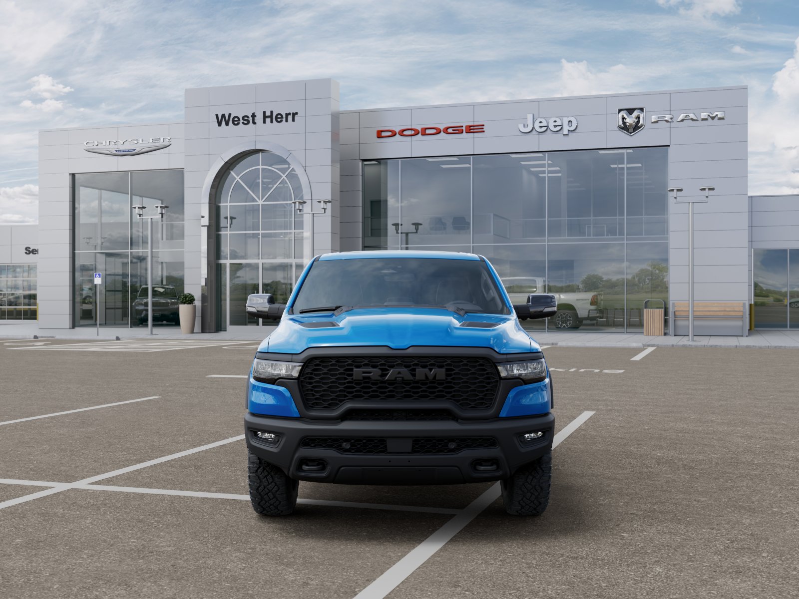 New 2026 Hydro Blue Pearl-Coat Exterior Paint RAM Rebel image 56