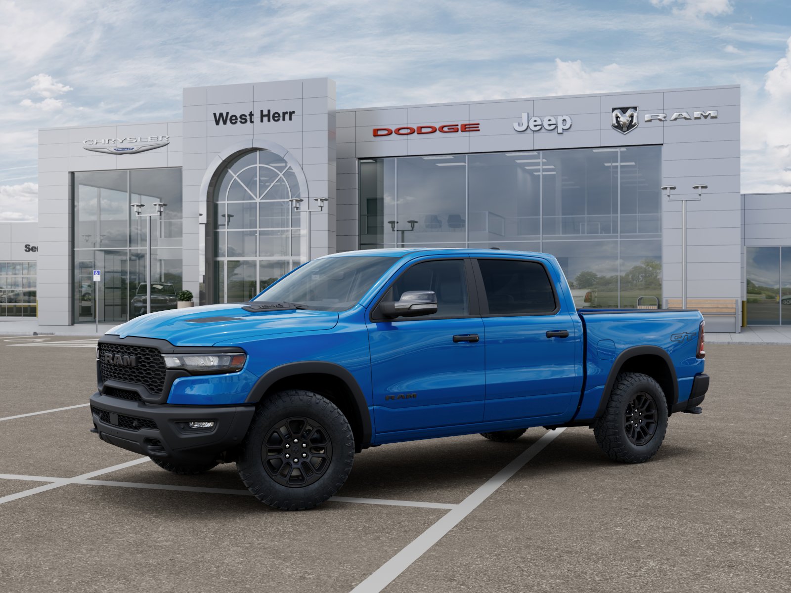 New 2026 Hydro Blue Pearl-Coat Exterior Paint RAM Rebel image 52