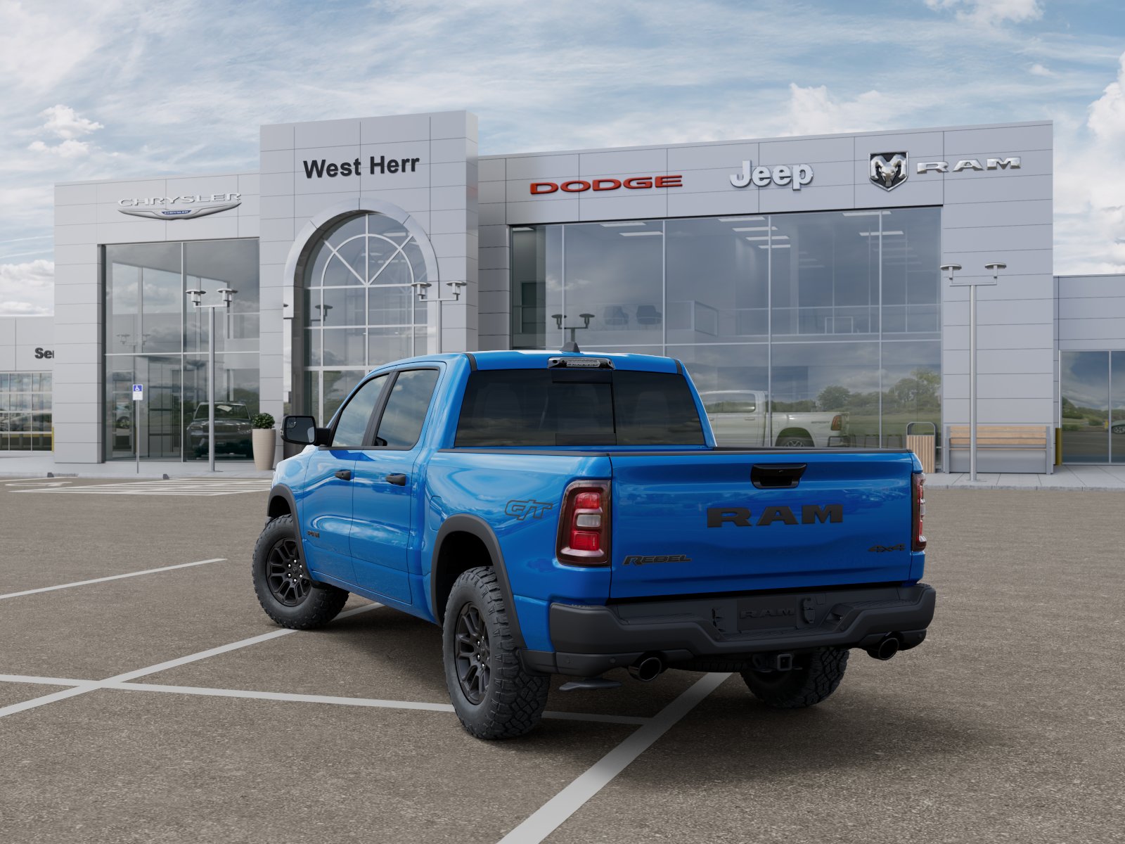 New 2026 Hydro Blue Pearl-Coat Exterior Paint RAM Rebel image 53