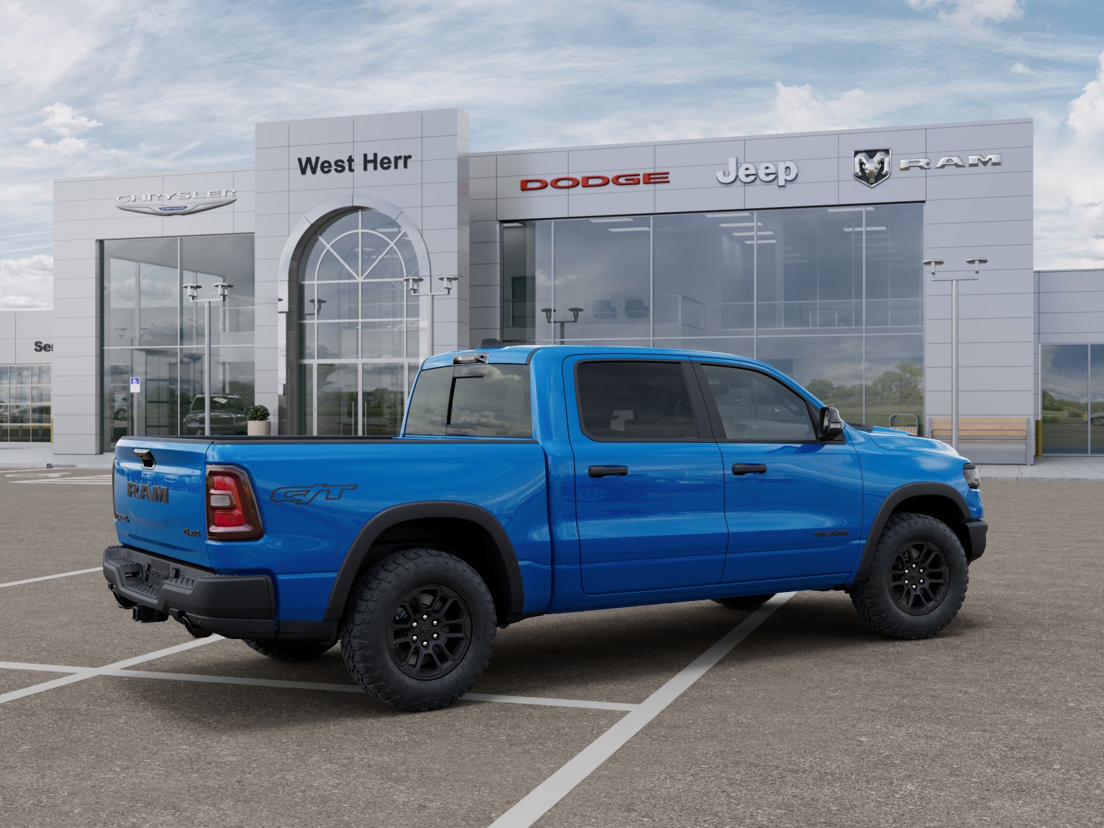 New 2026 Hydro Blue Pearl-Coat Exterior Paint RAM Rebel image 54