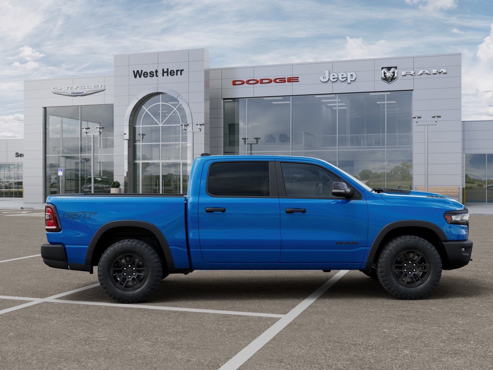New 2026 Hydro Blue Pearl-Coat Exterior Paint RAM Rebel image 71
