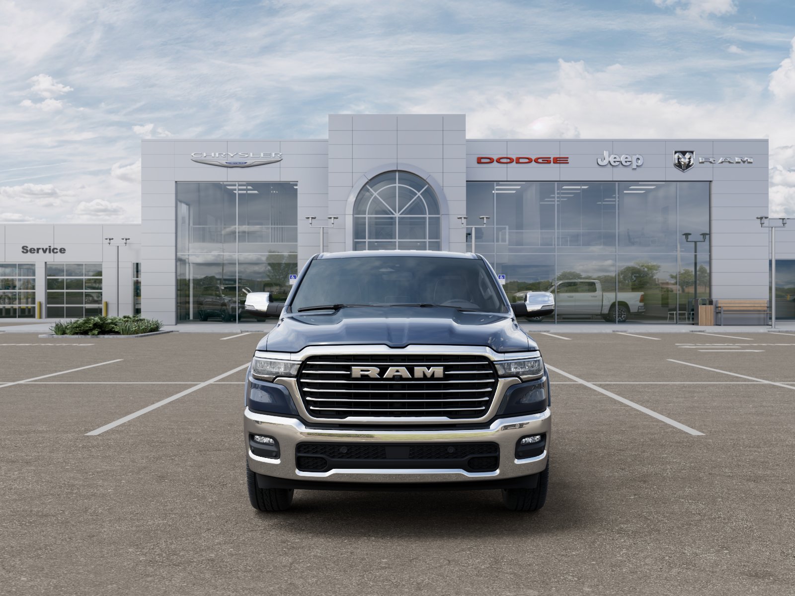 New 2026 Forged Blue Metallic Exterior Paint RAM Laramie image 32