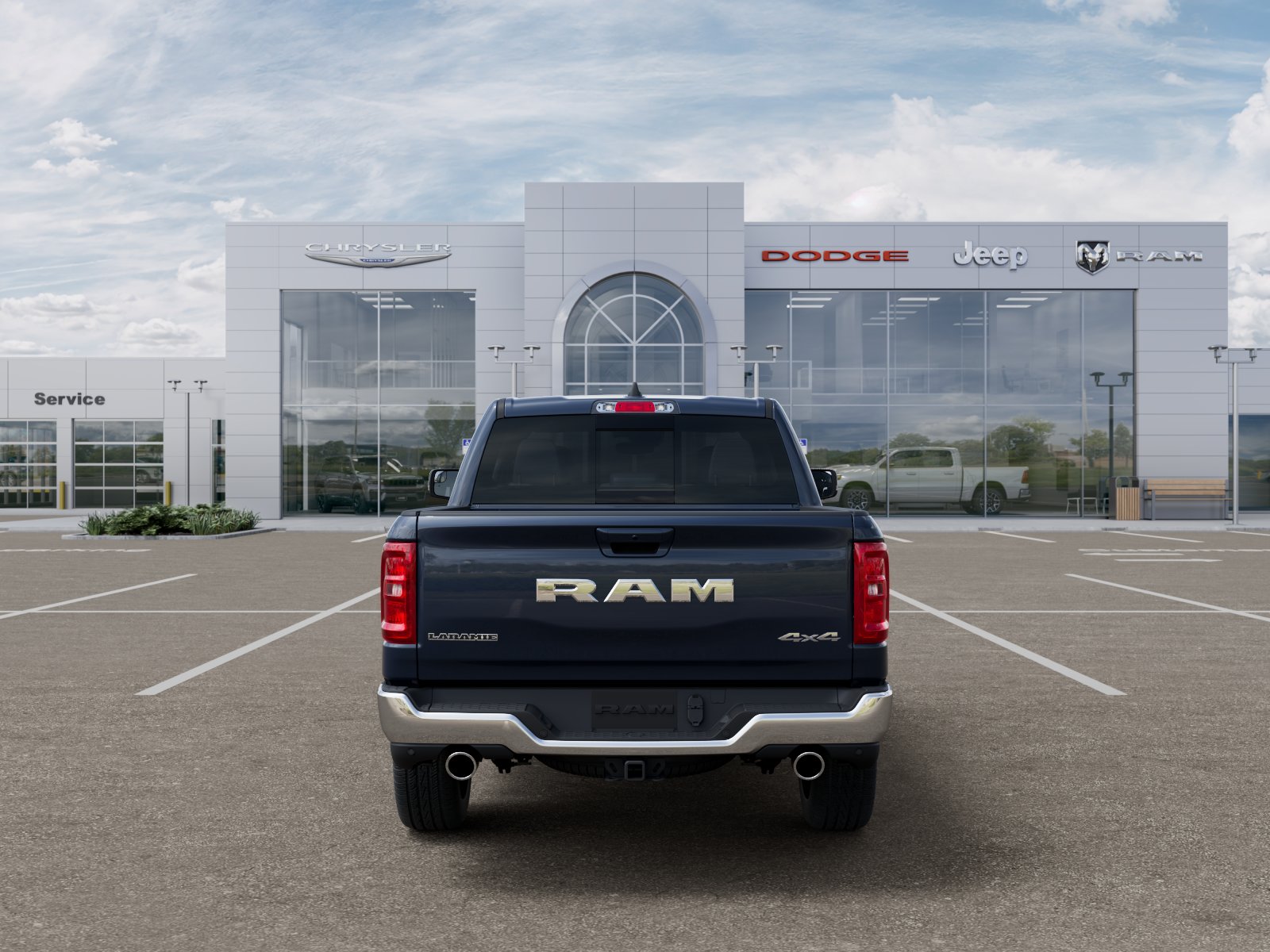 New 2026 Forged Blue Metallic Exterior Paint RAM Laramie image 33