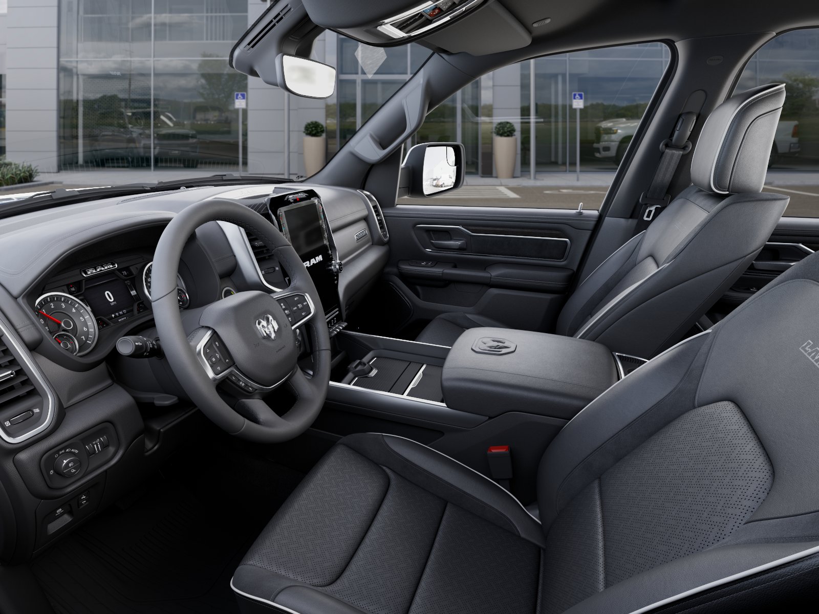 New 2026 Forged Blue Metallic Exterior Paint RAM Laramie image 48