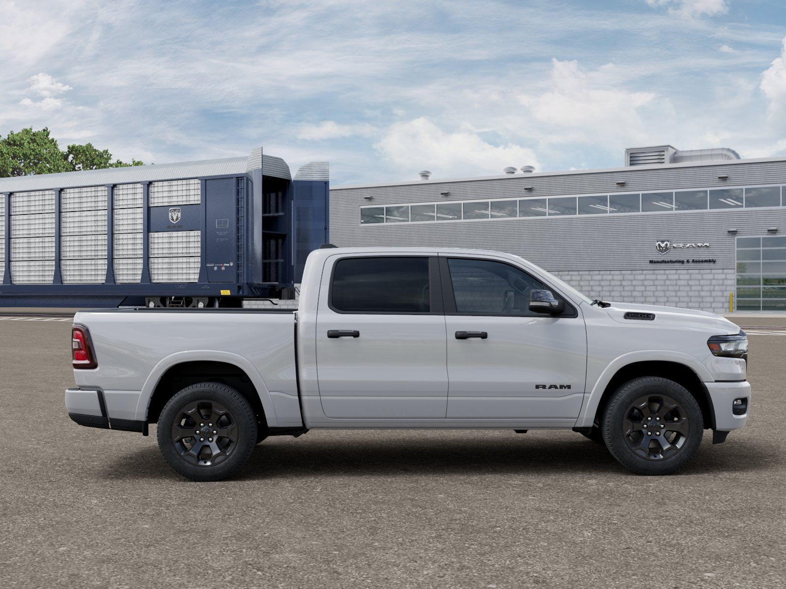 New 2026 Bright White Clearcoat RAM Big Horn image 48