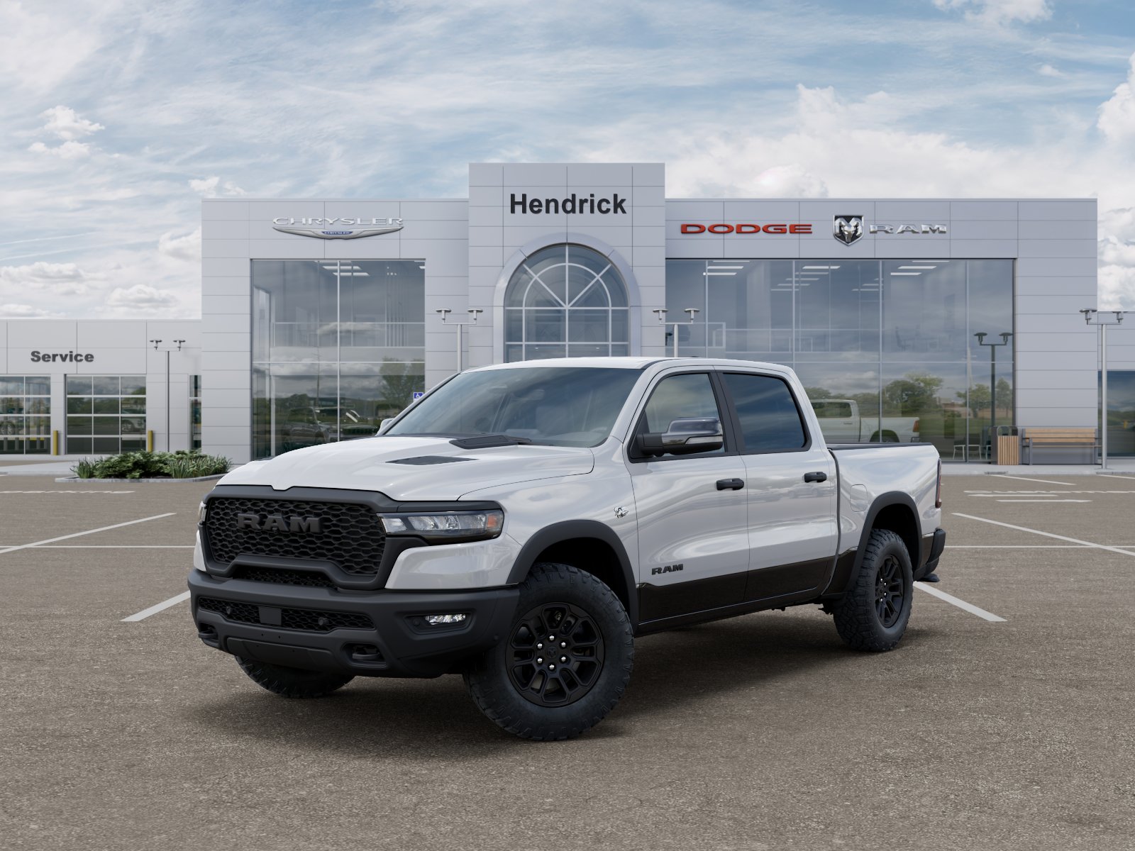 New 2026 Bright White Clear-Coat Exterior Paint RAM Rebel image 28