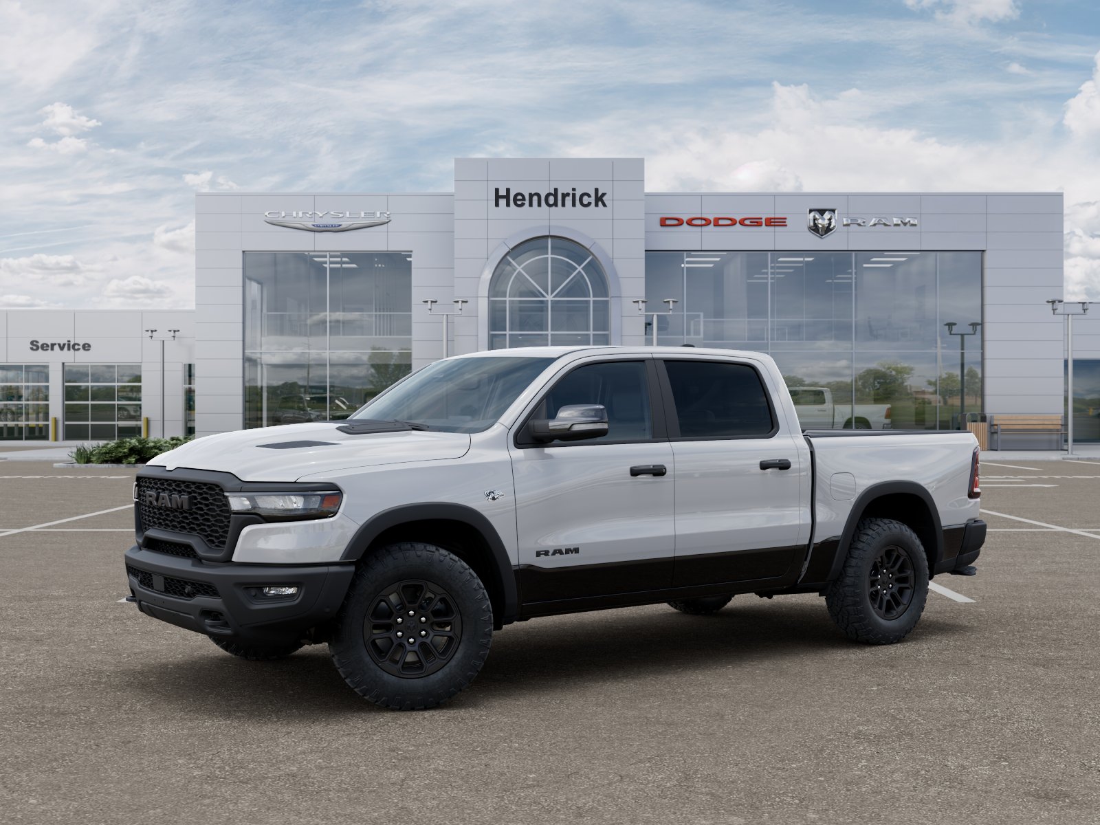 New 2026 Bright White Clear-Coat Exterior Paint RAM Rebel image 29