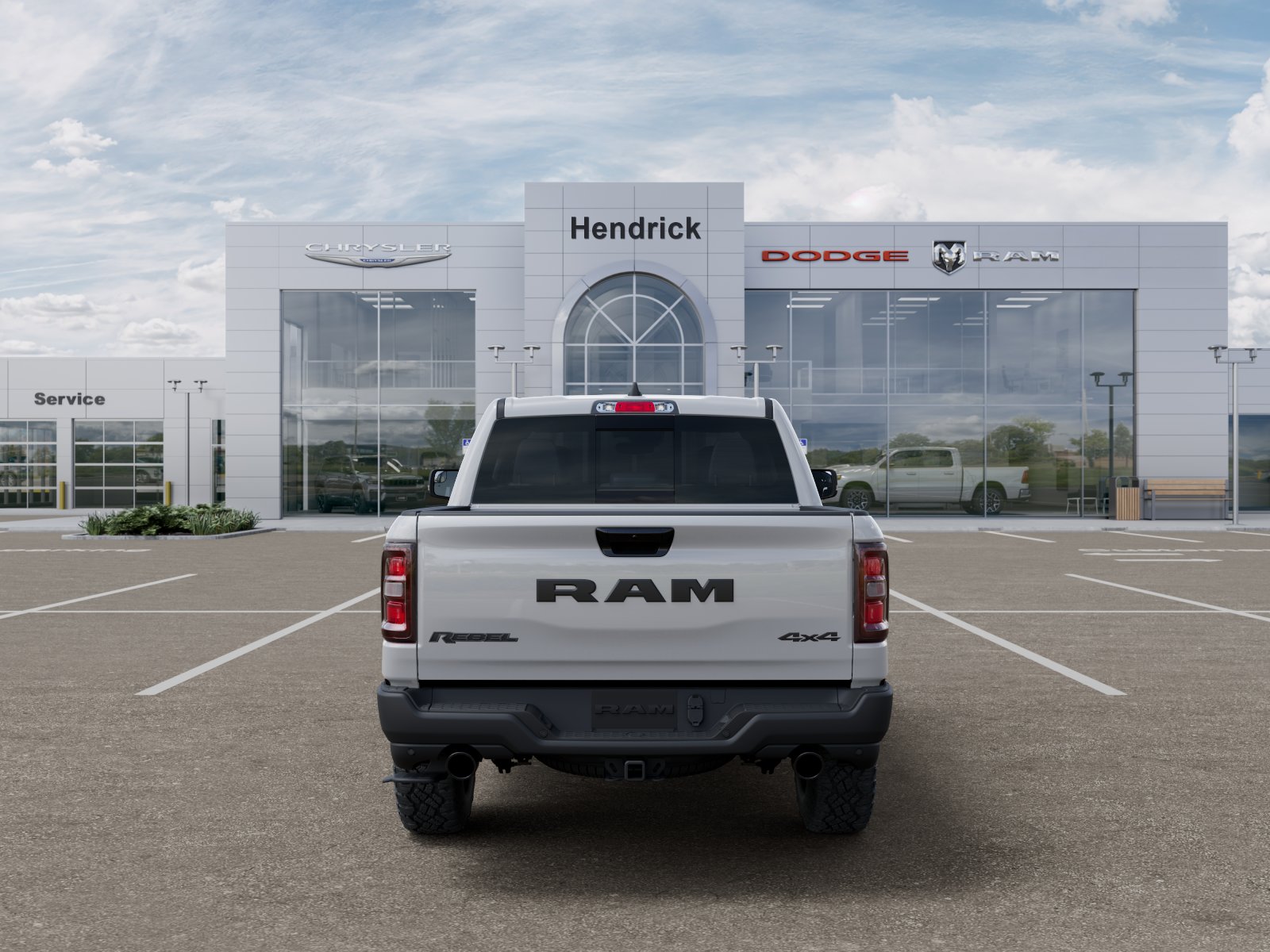 New 2026 Bright White Clear-Coat Exterior Paint RAM Rebel image 33