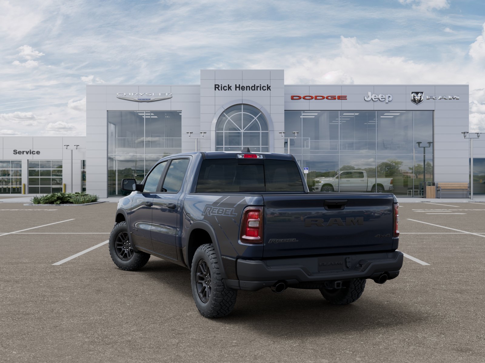 New 2026 Forged Blue Metallic Exterior Paint RAM Rebel image 29