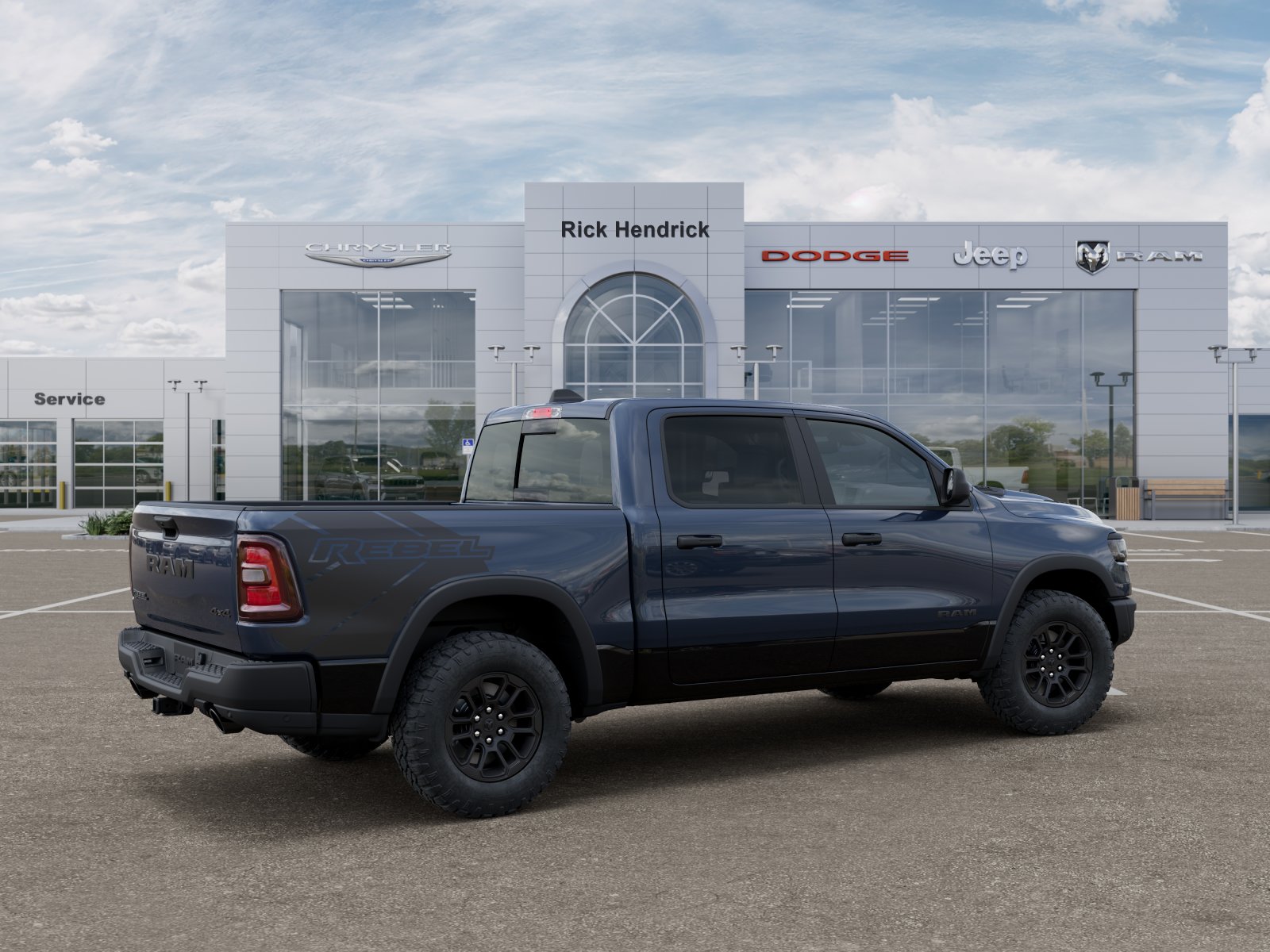 New 2026 Forged Blue Metallic Exterior Paint RAM Rebel image 30