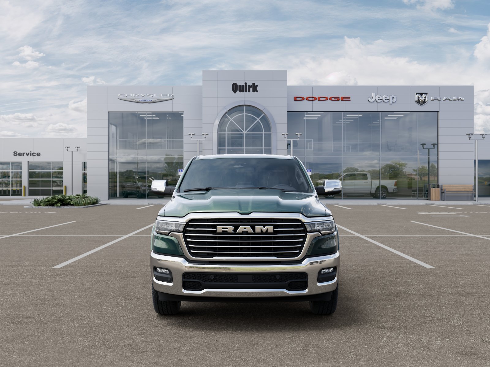 New 2026 Serrano Green Metallic Ram Laramie image 32