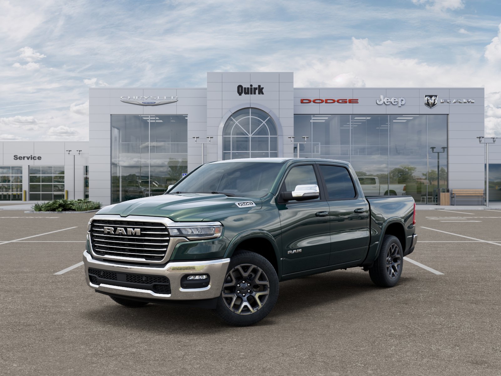 New 2026 Serrano Green Metallic Ram Laramie image 27