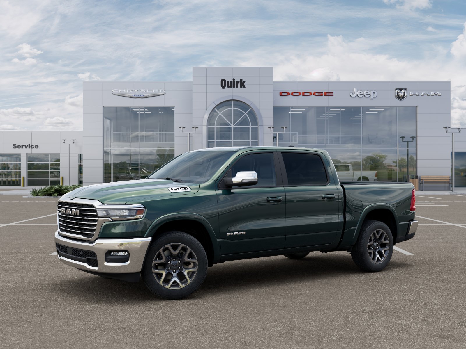 New 2026 Serrano Green Metallic Ram Laramie image 28