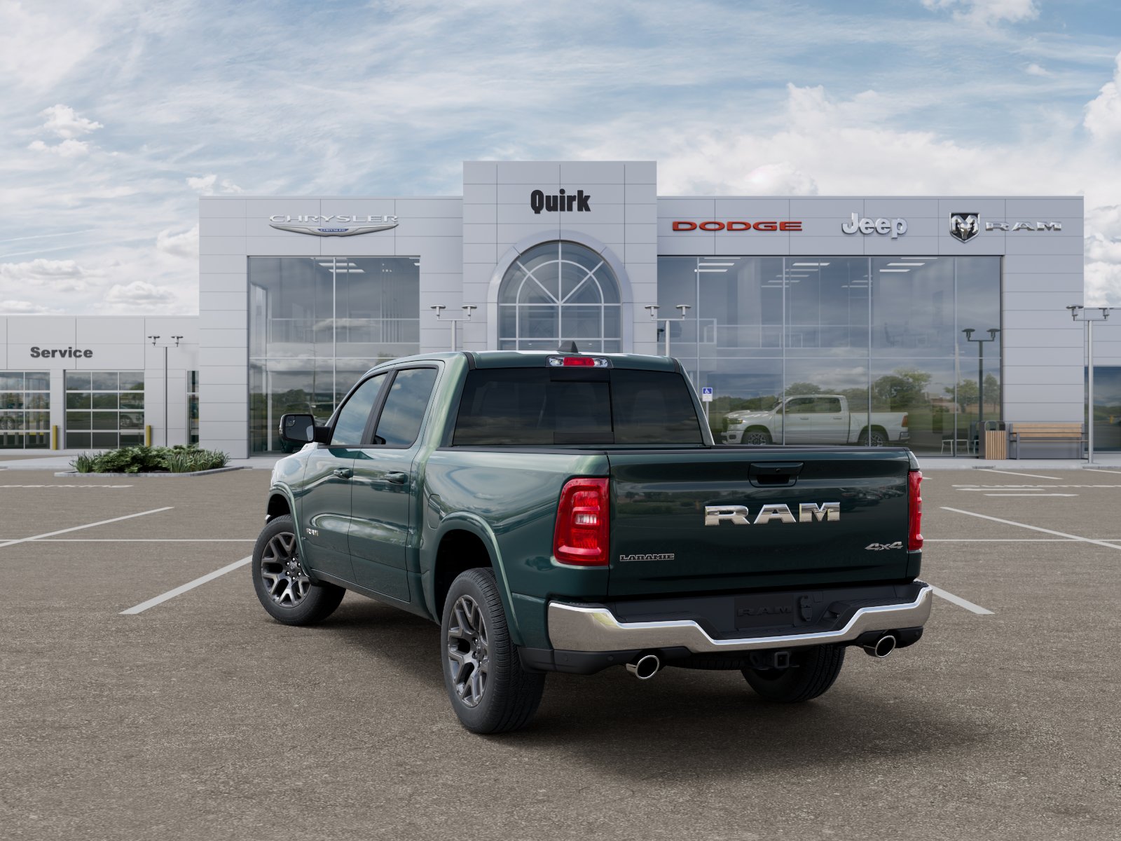 New 2026 Serrano Green Metallic Ram Laramie image 29