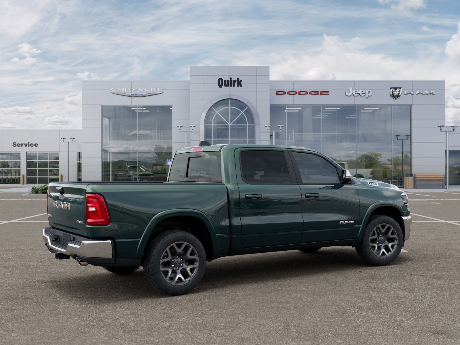 New 2026 Serrano Green Metallic Ram Laramie image 30