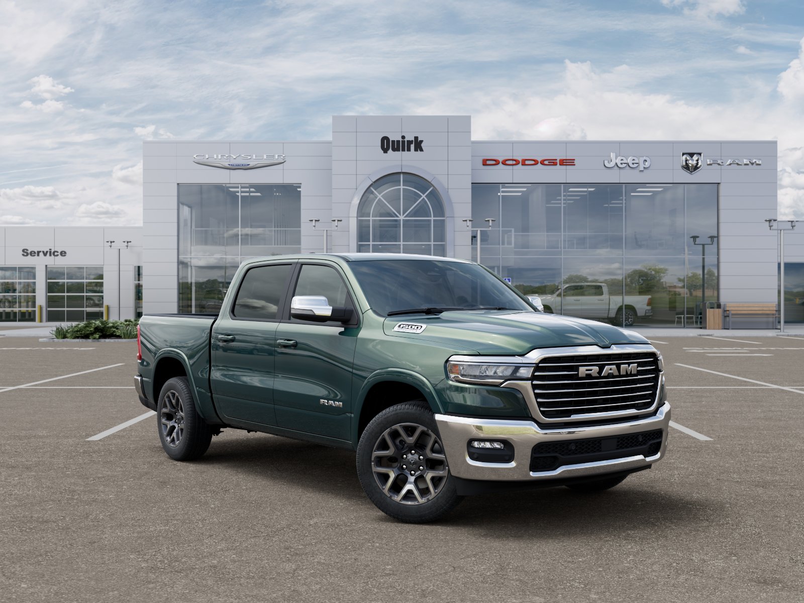 New 2026 Serrano Green Metallic Ram Laramie image 31