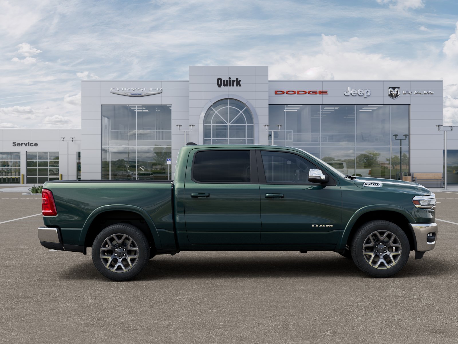 New 2026 Serrano Green Metallic Ram Laramie image 47