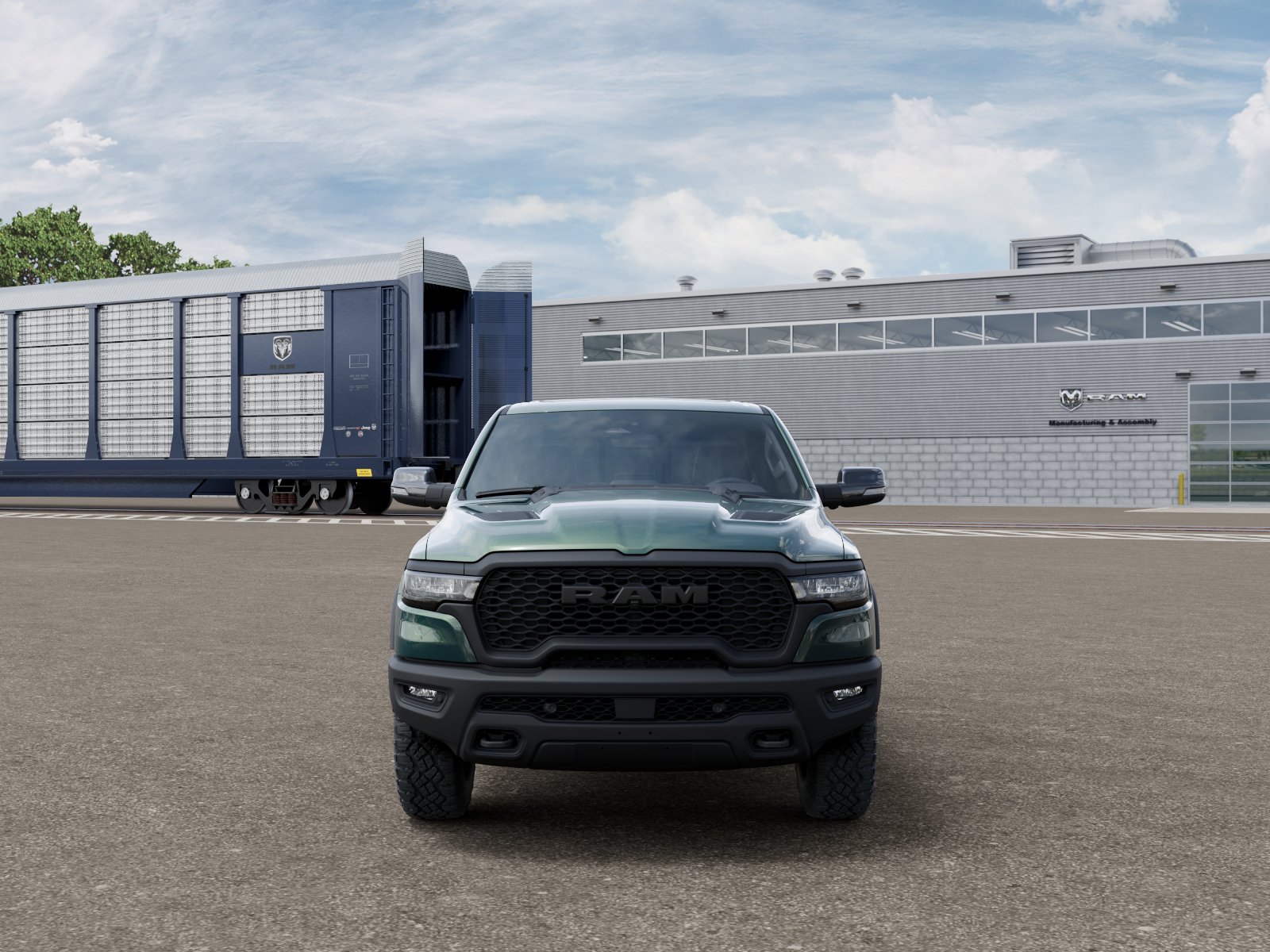 New 2026 Serrano-Green Metallic Exterior Paint RAM REBEL image 6